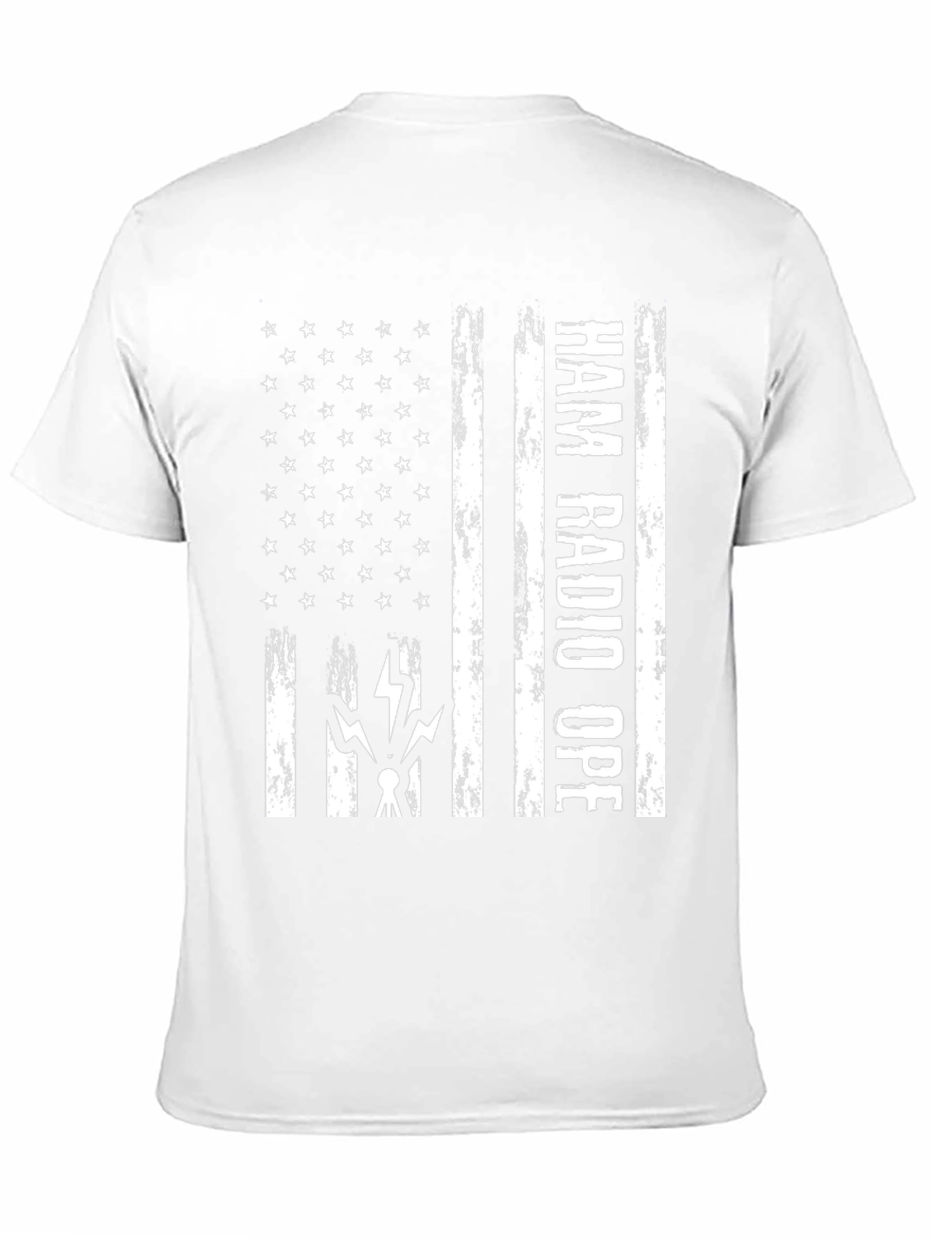 Ham Radio Operator American Flag T-Shirt