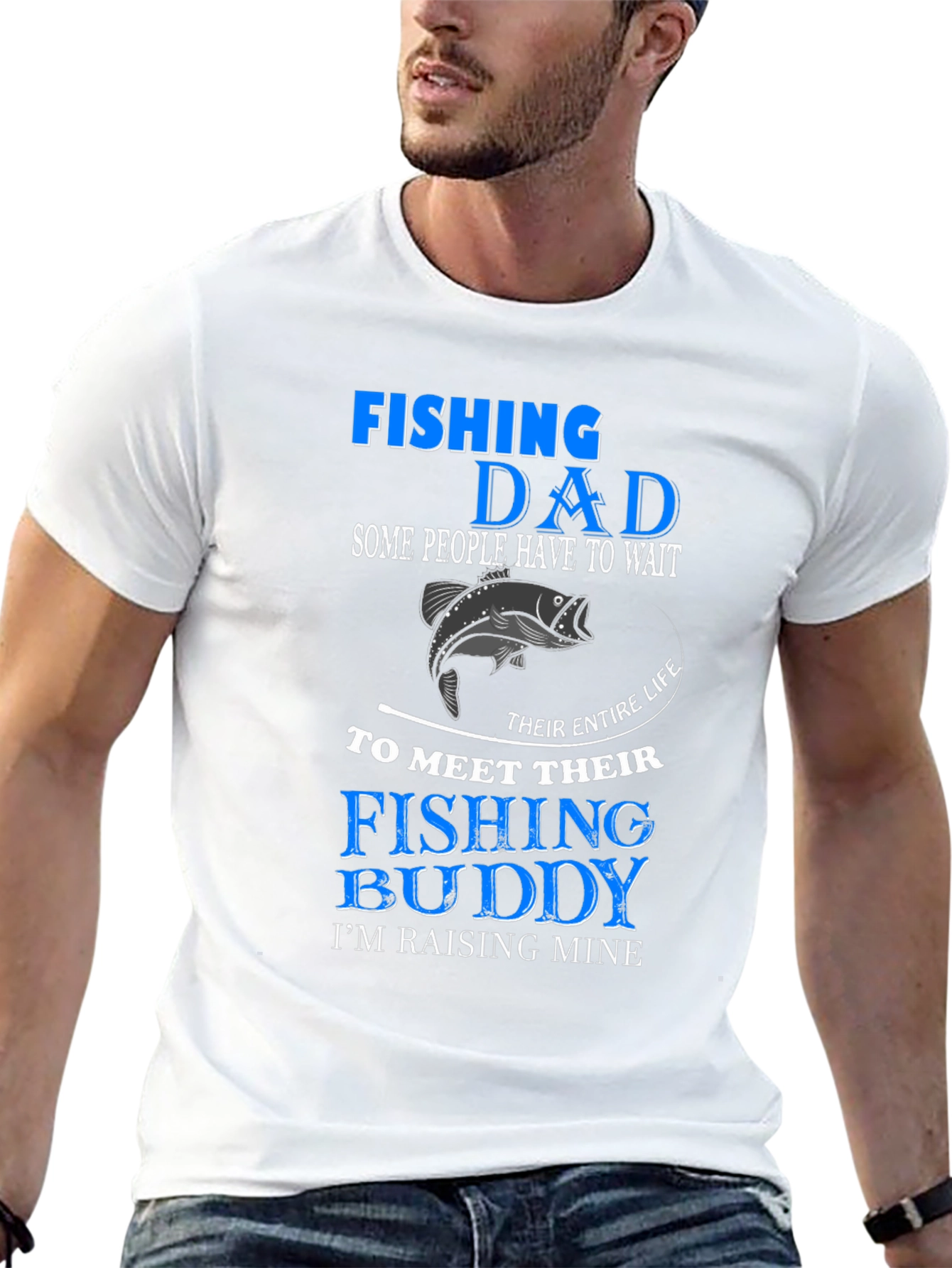 Fishing Dad T-Shirt - Fishing Buddy In Training