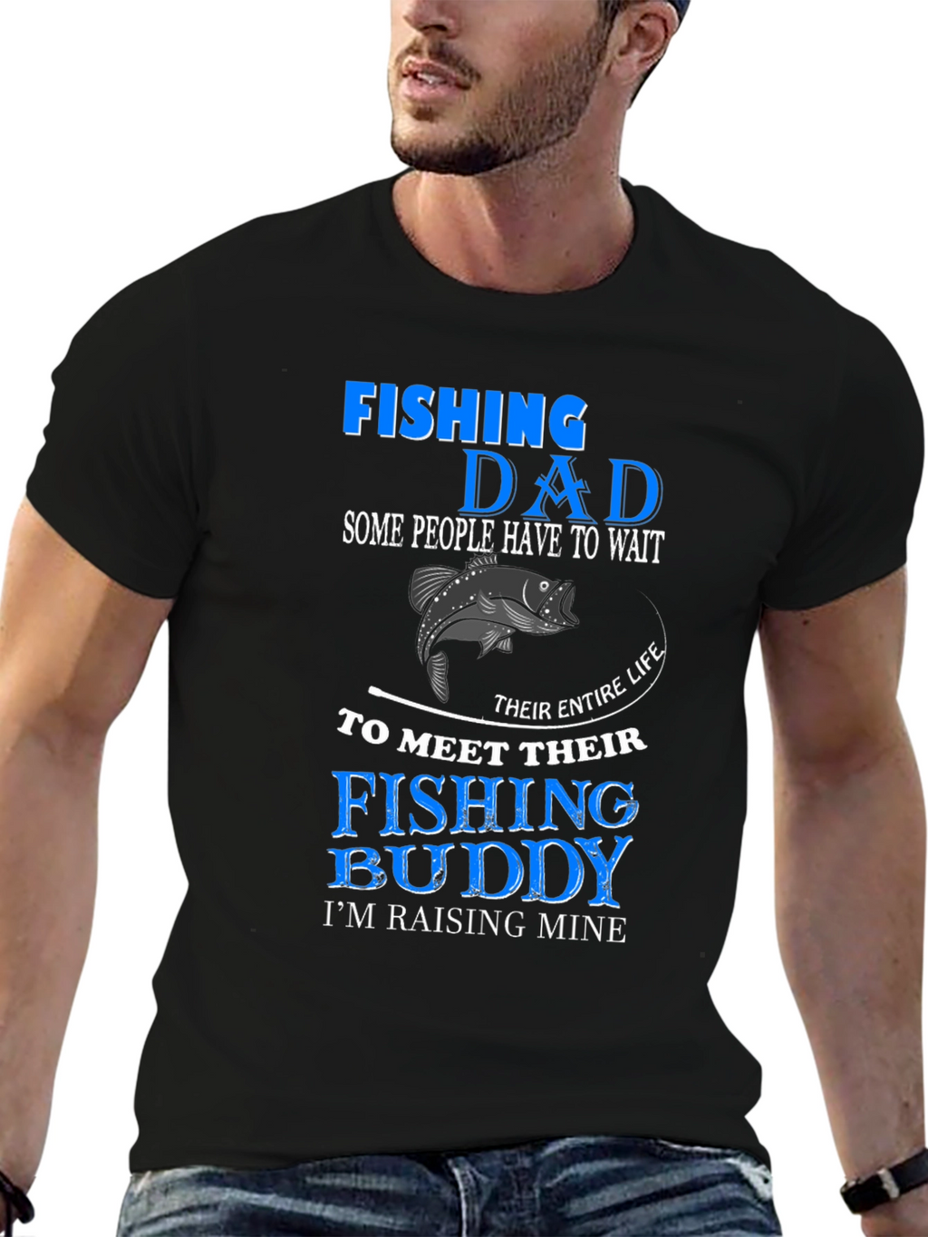 Fishing Dad T-Shirt - Fishing Buddy In Training