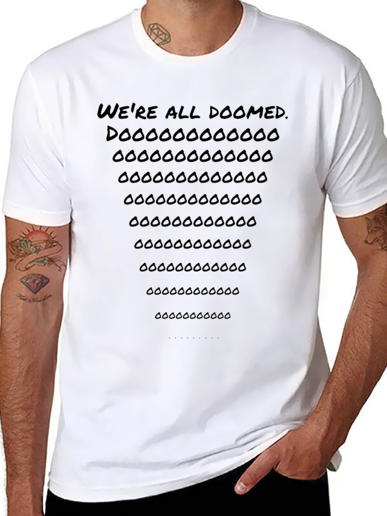 Were All Doomed Graphic Tee - Black Humor