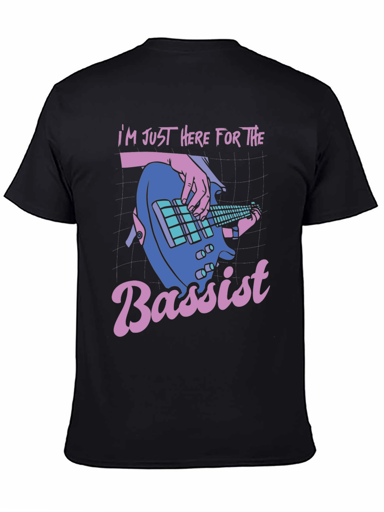 Bass Guitar T-Shirt - Im Just Here For The Bassist