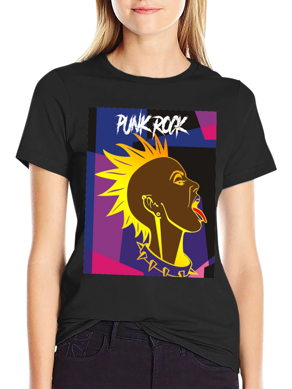 Punk Rock Graphic T-Shirt - Edgy Style