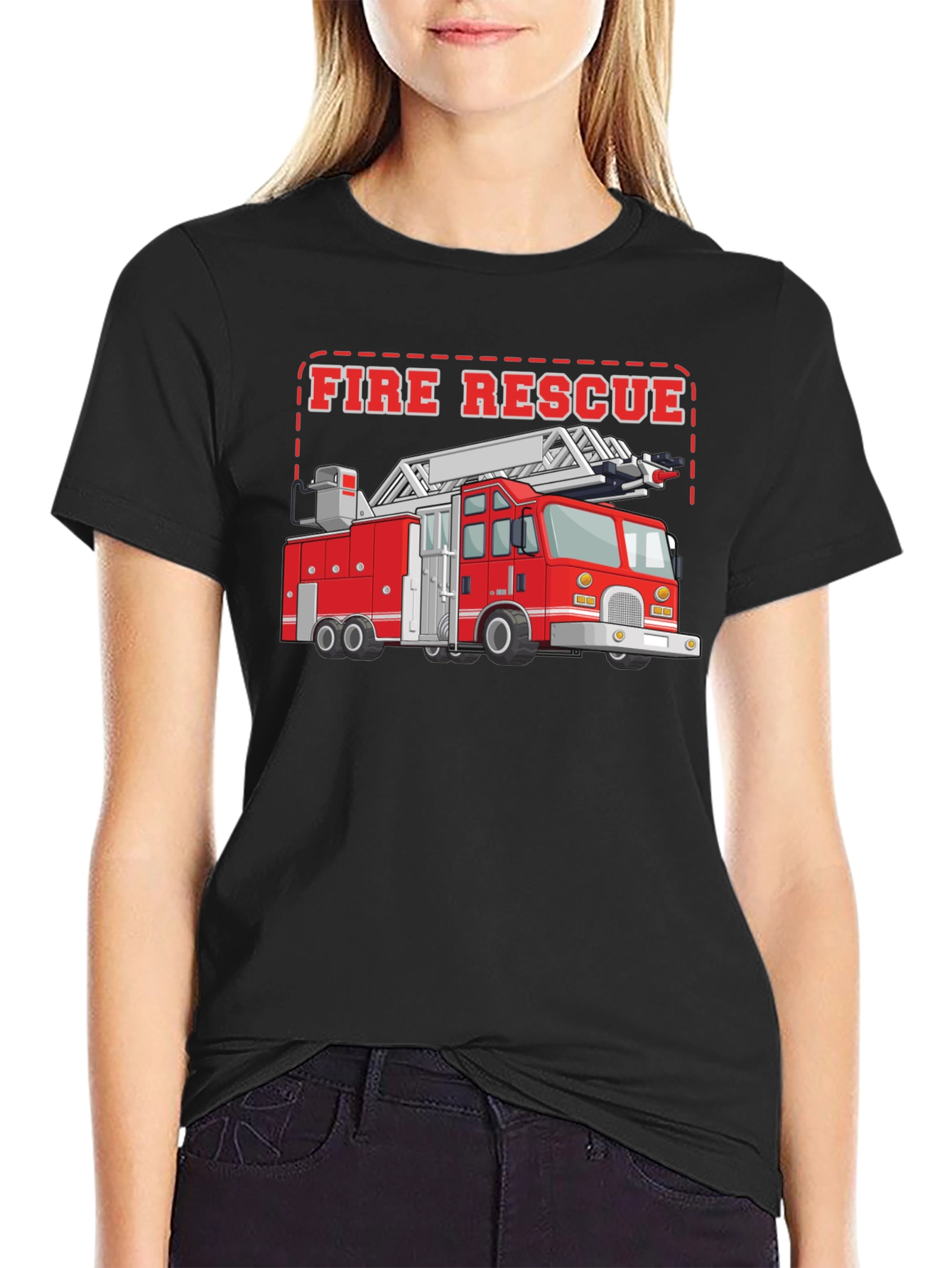 Fire Rescue Truck T-Shirt