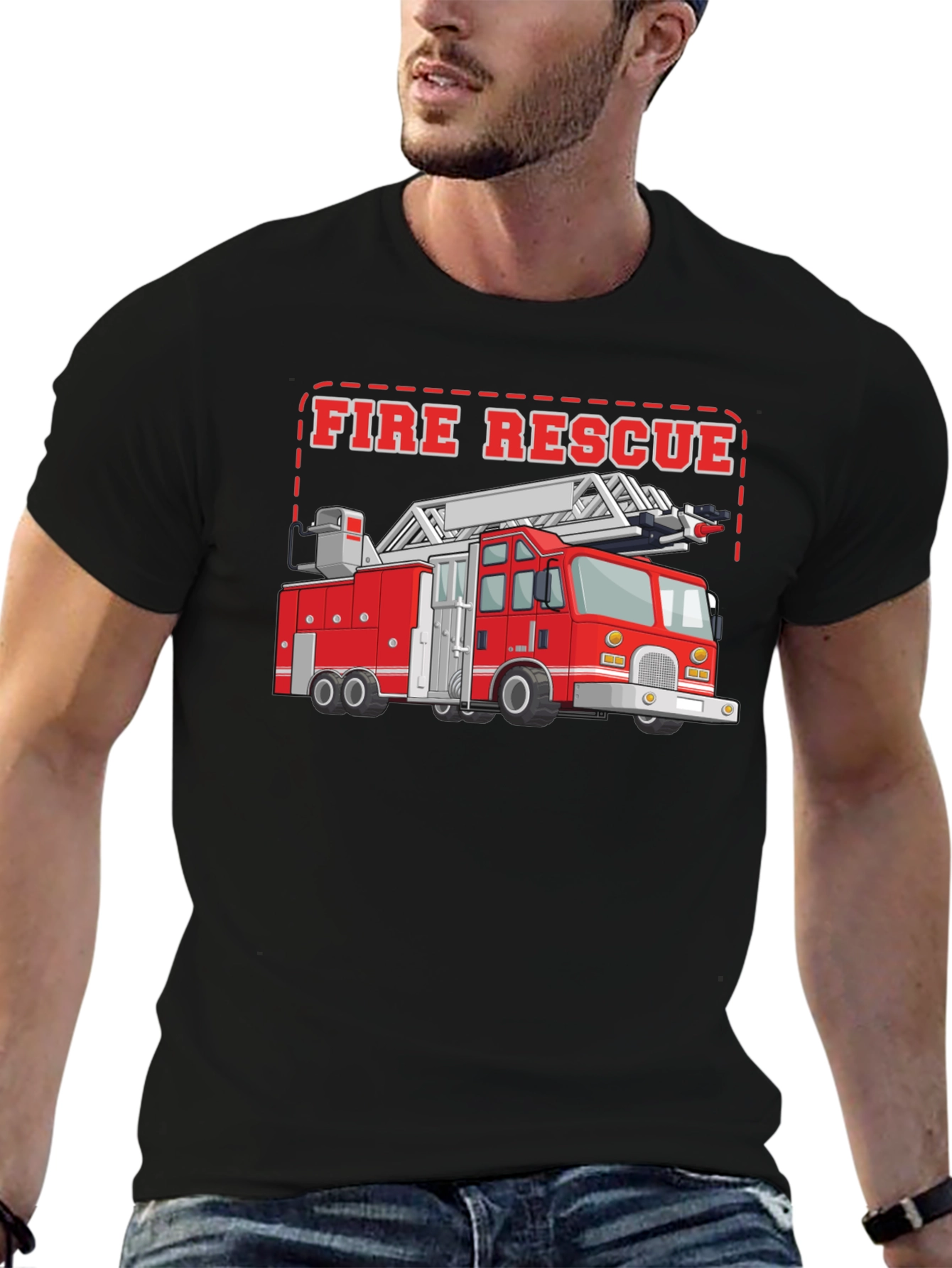 Fire Rescue Truck T-Shirt