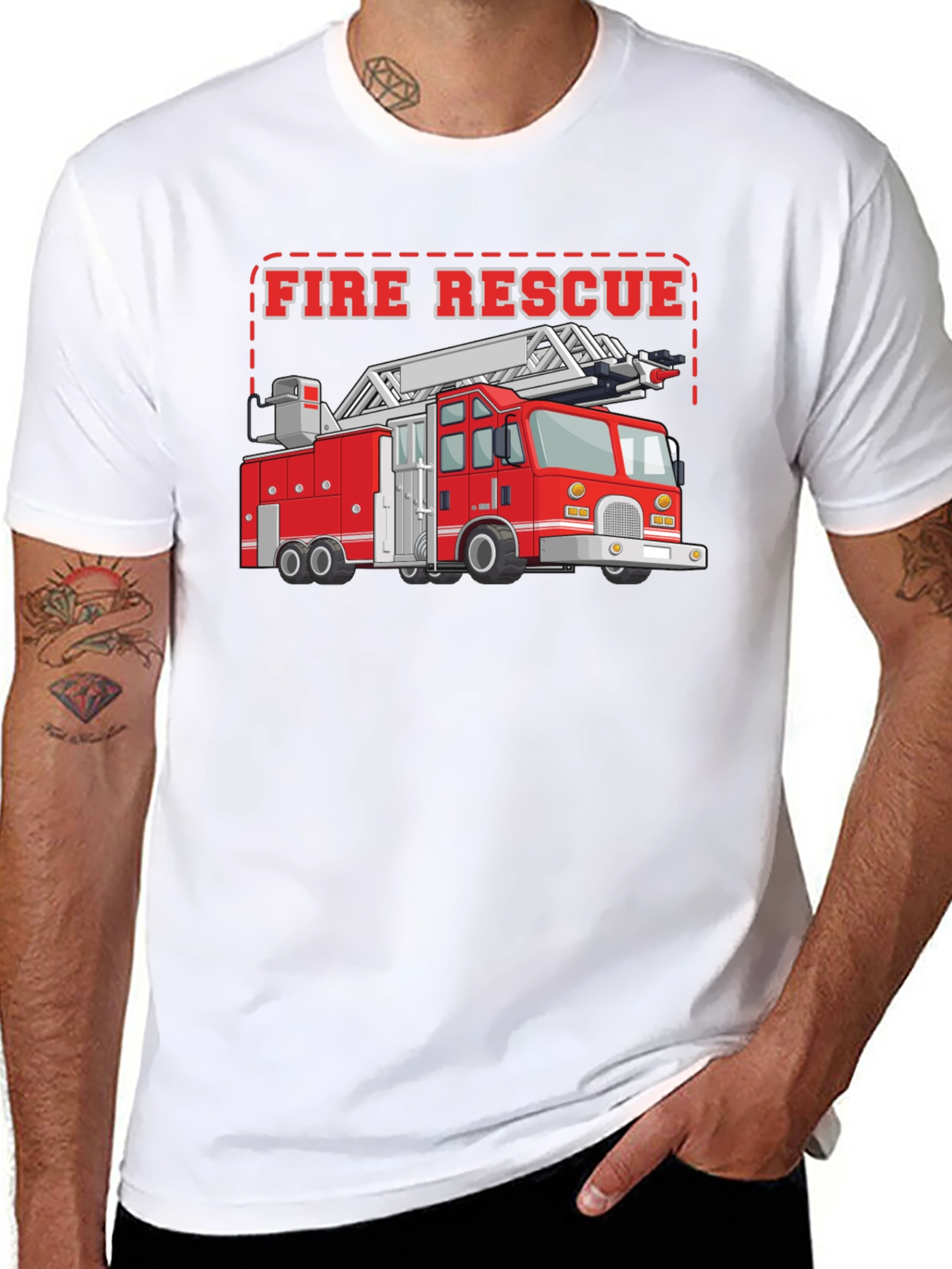 Fire Rescue Truck T-Shirt