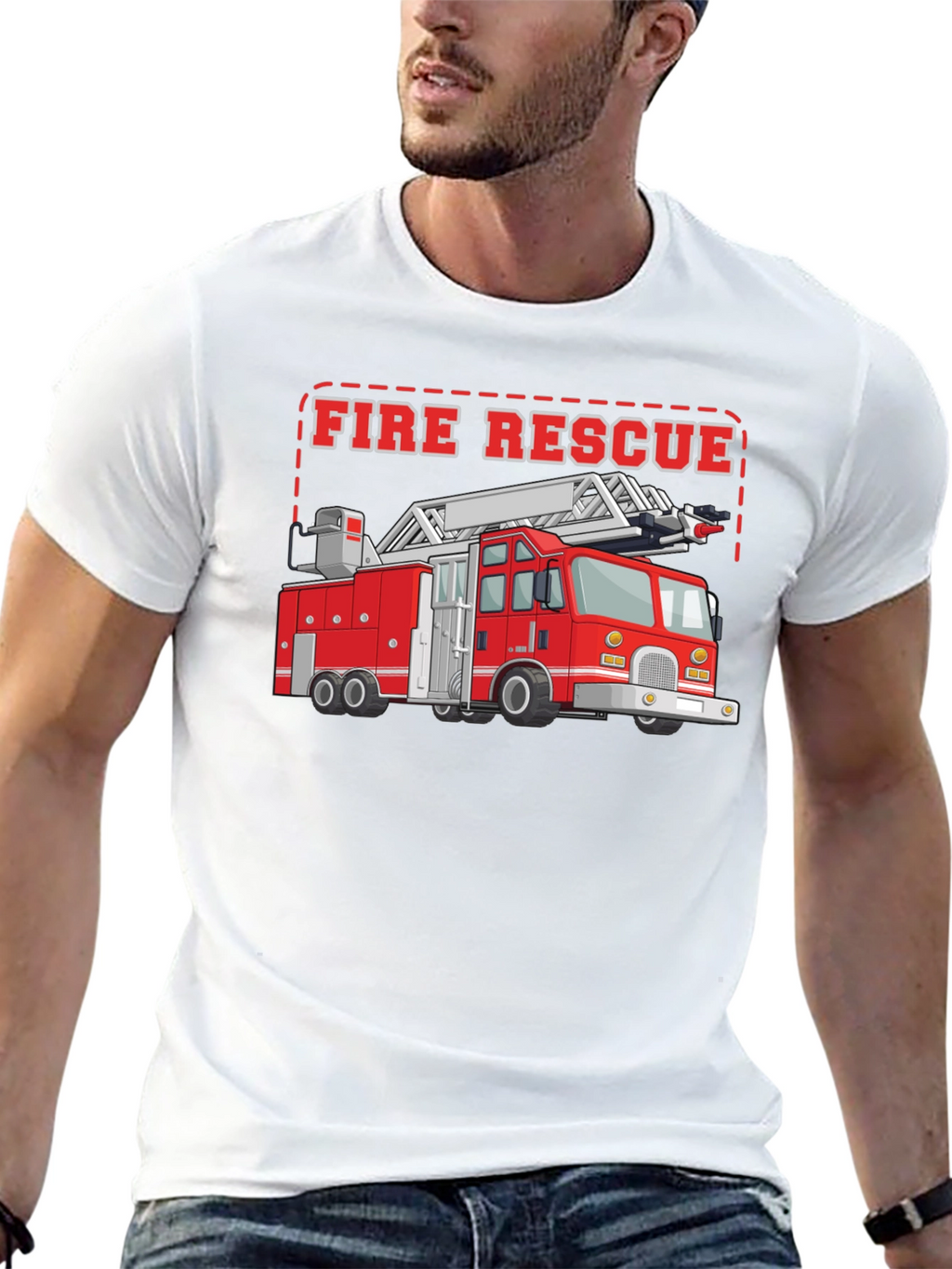 Fire Rescue Truck T-Shirt