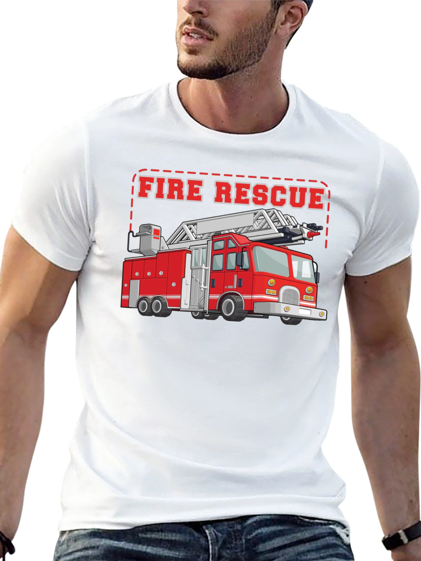 Fire Rescue Truck T-Shirt