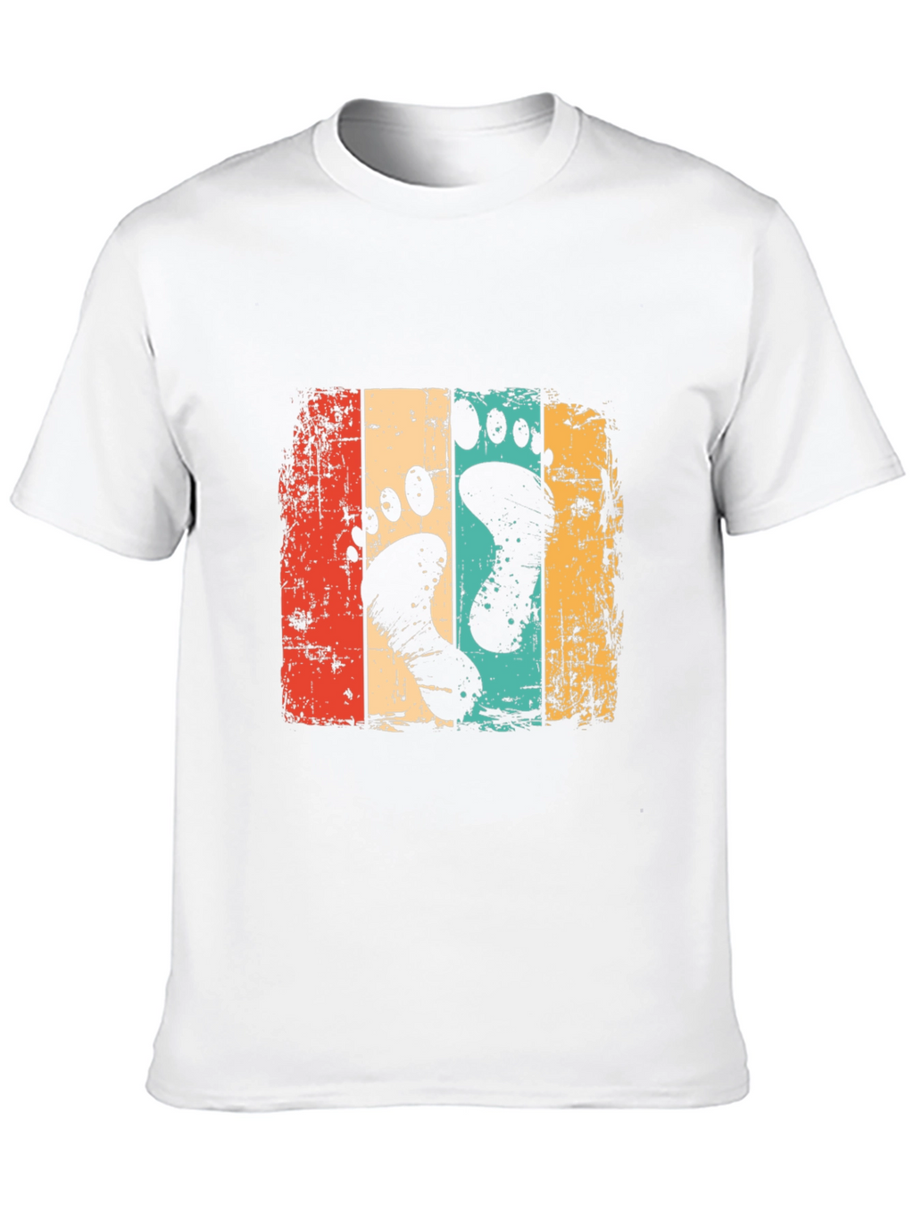Retro Footprint Graphic Tee