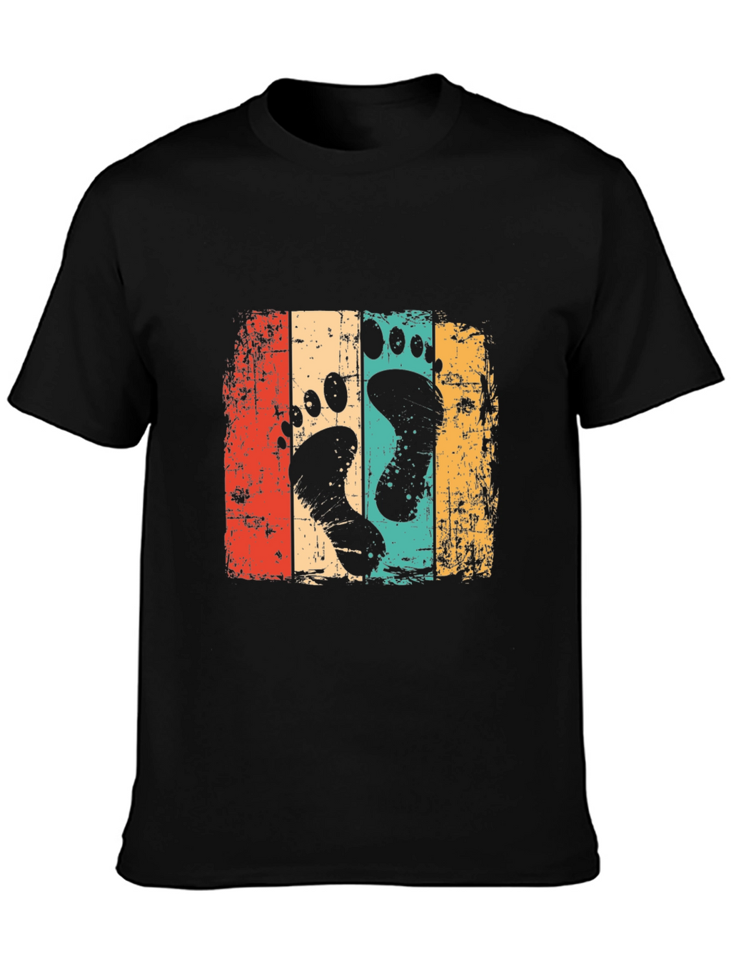 Retro Footprint Graphic Tee