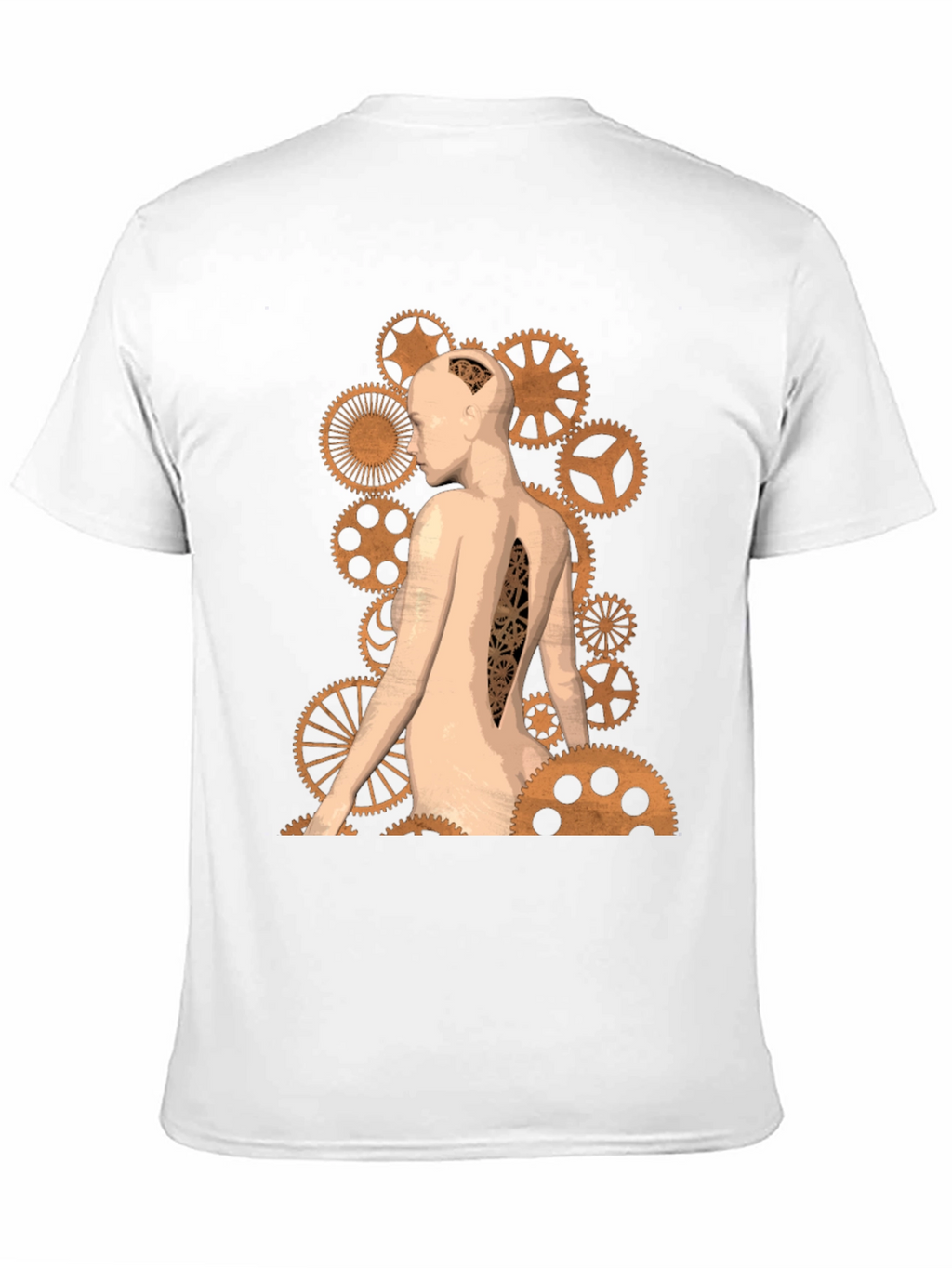 Steampunk Anatomy T-Shirt - Gear Design