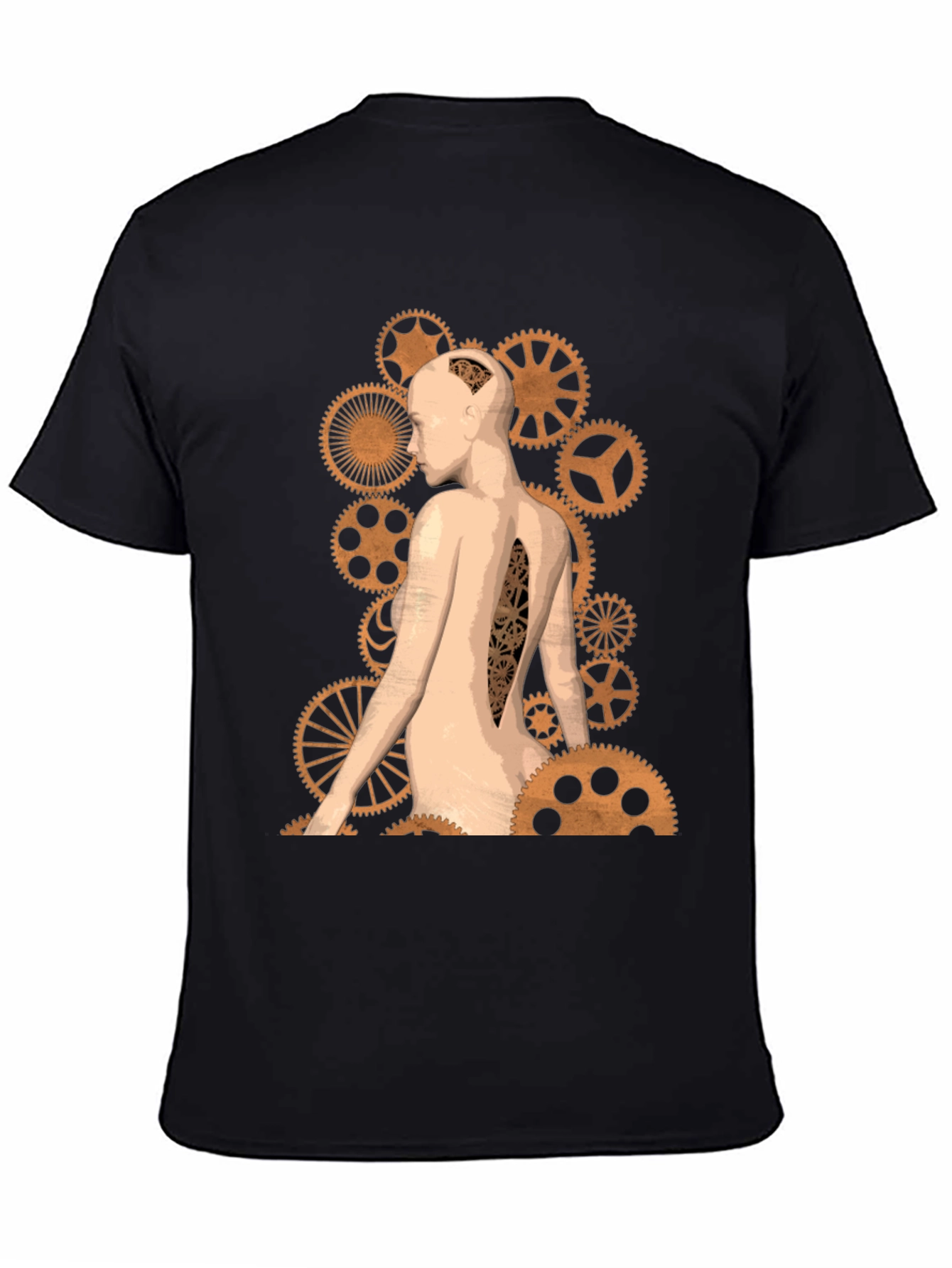 Steampunk Anatomy T-Shirt - Gear Design
