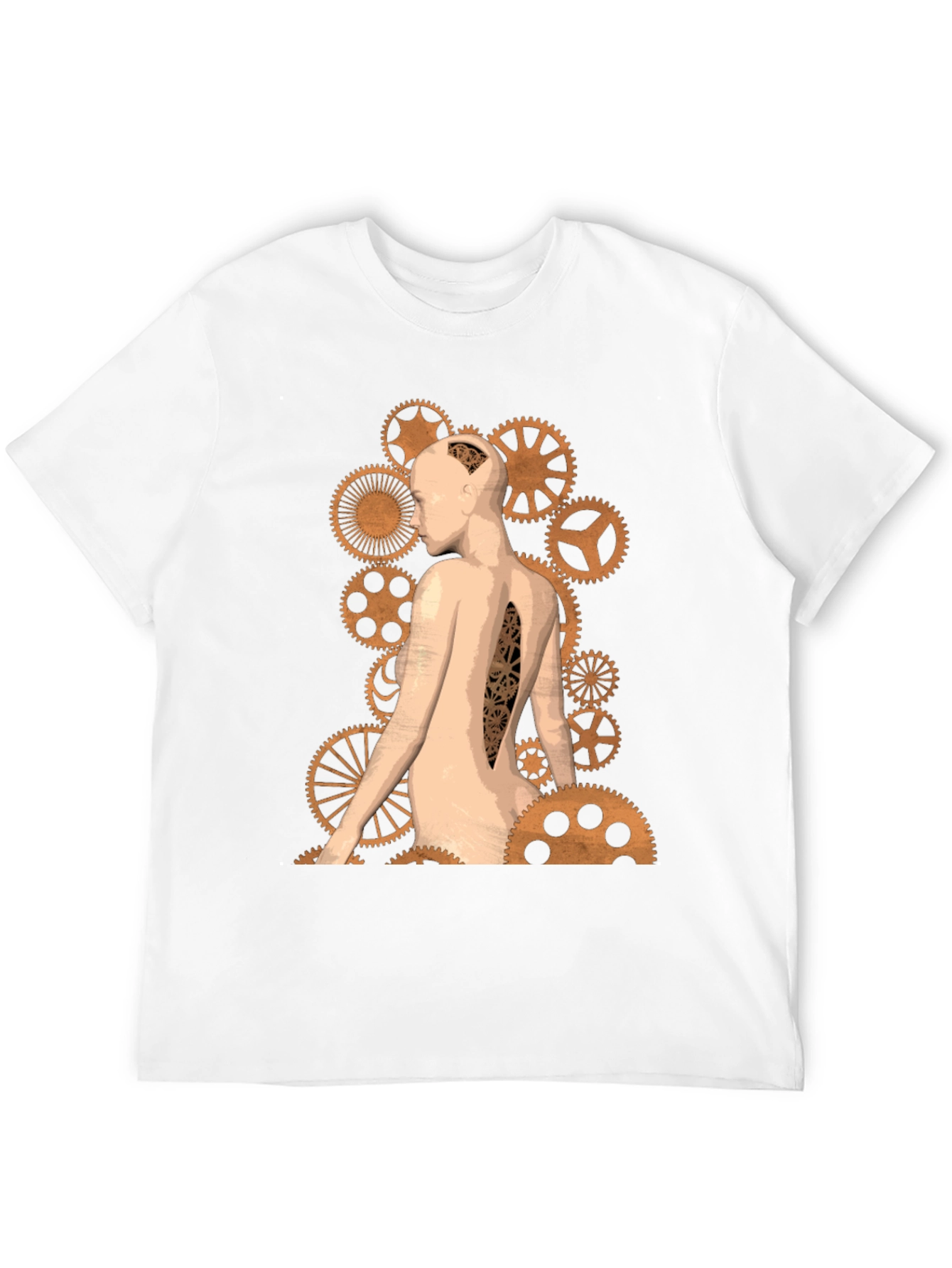Steampunk Anatomy T-Shirt - Gear Design