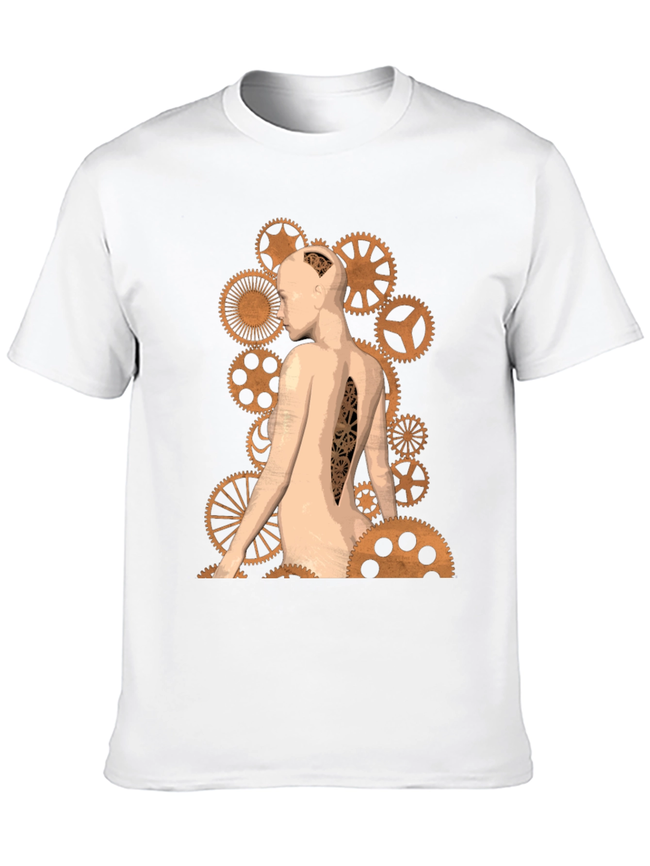 Steampunk Anatomy T-Shirt - Gear Design