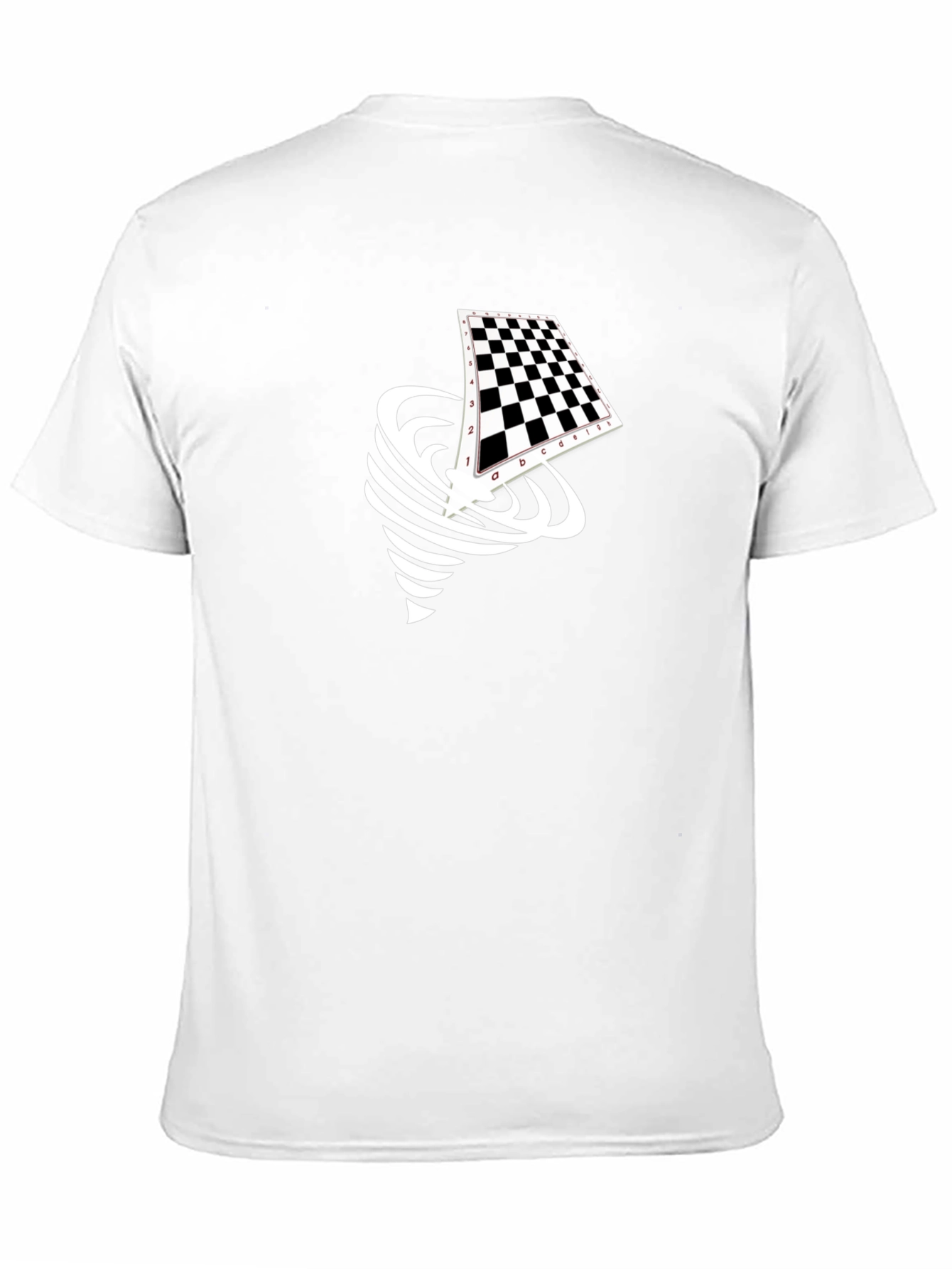 Chessboard Tornado Black Graphic Tee