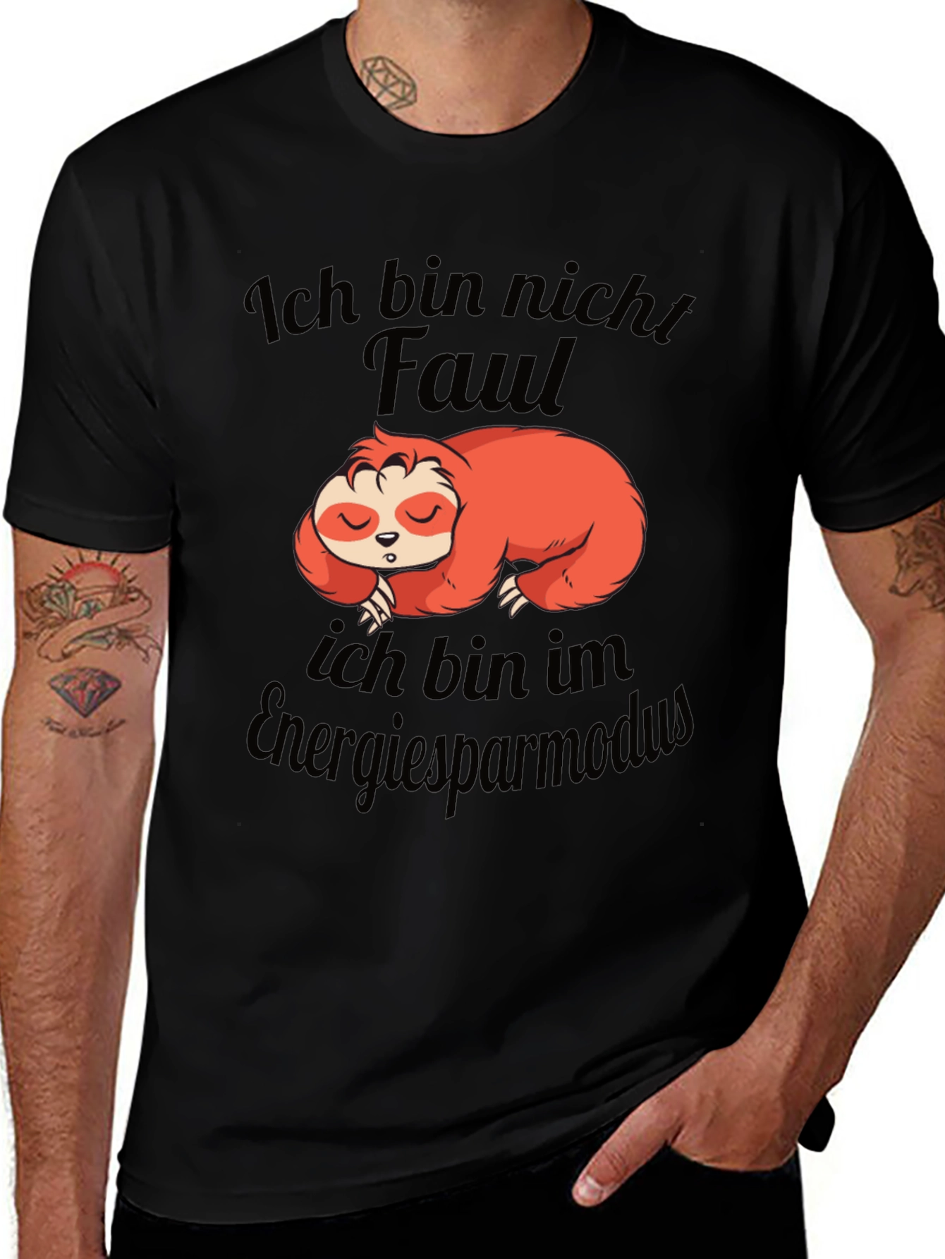 Funny Sloth Ich bin nicht Faul T-Shirt