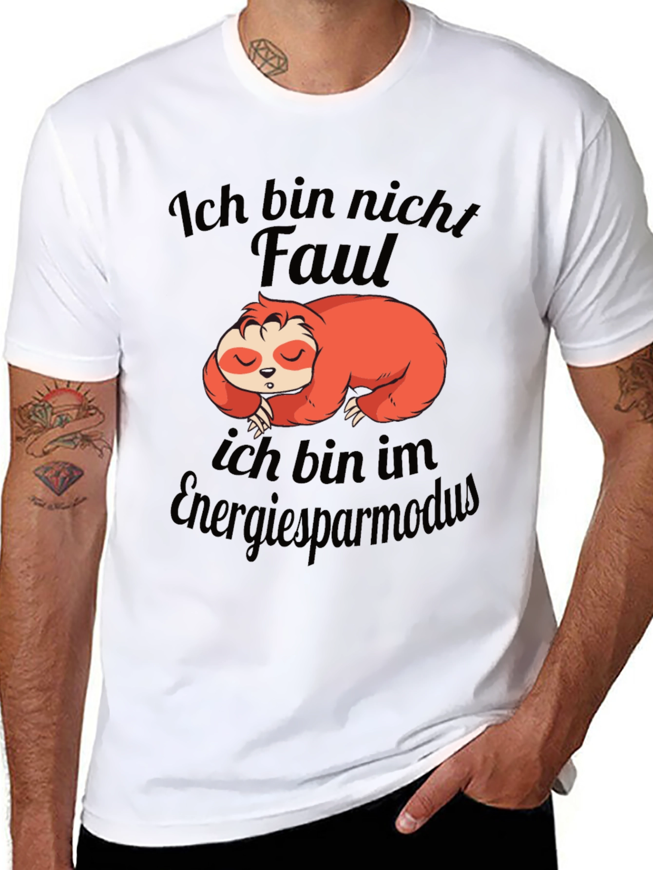 Funny Sloth Ich bin nicht Faul T-Shirt