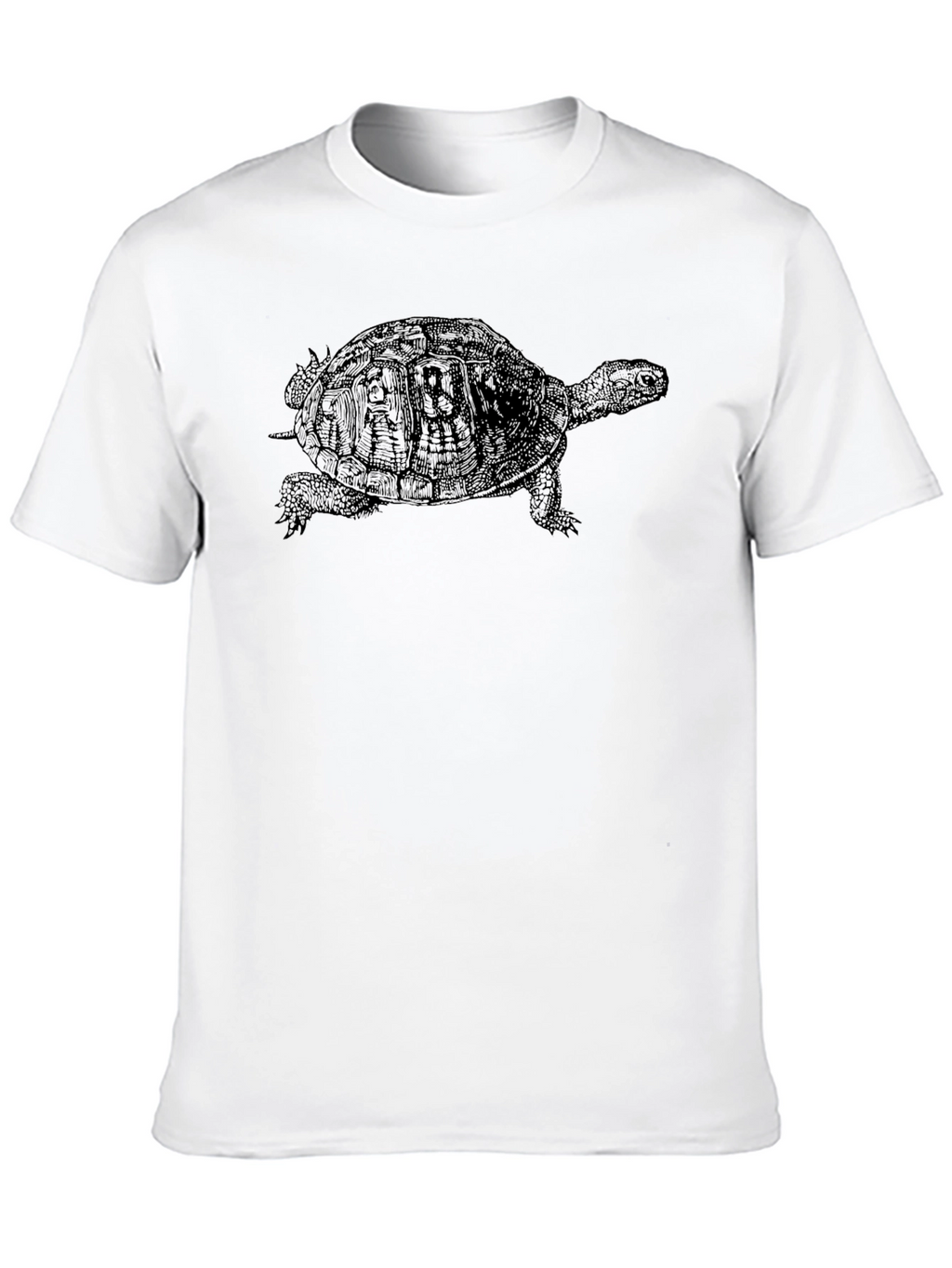 Turtle Graphic Tee - Black Comfort Fit Shirt