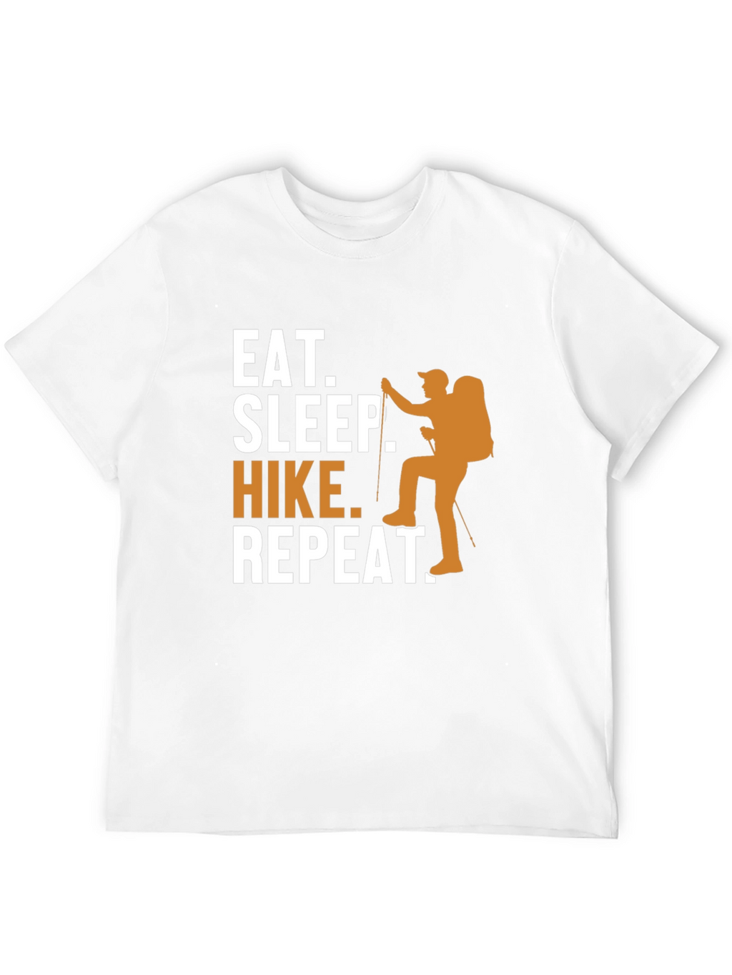 Eat Sleep Hike Repeat Black T-Shirt
