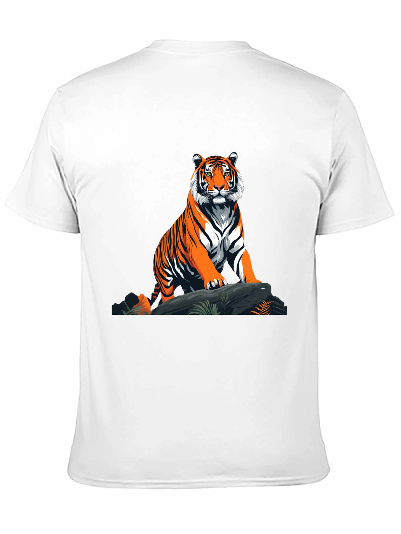 Tiger Graphic T-Shirt - Bold Animal Print Tee