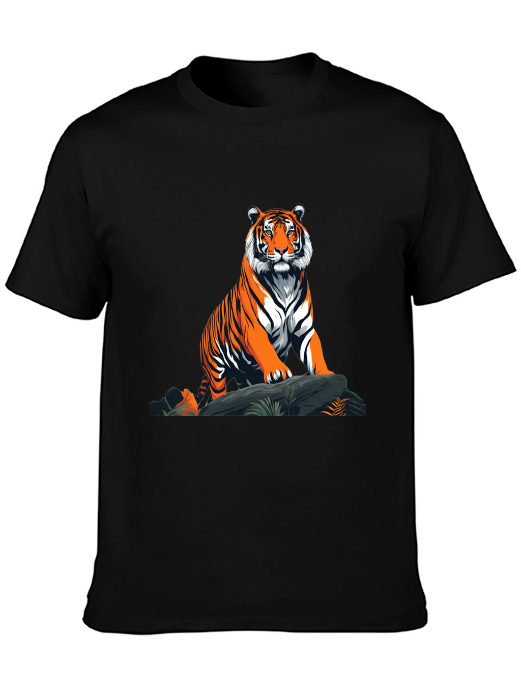 Tiger Graphic T-Shirt - Bold Animal Print Tee