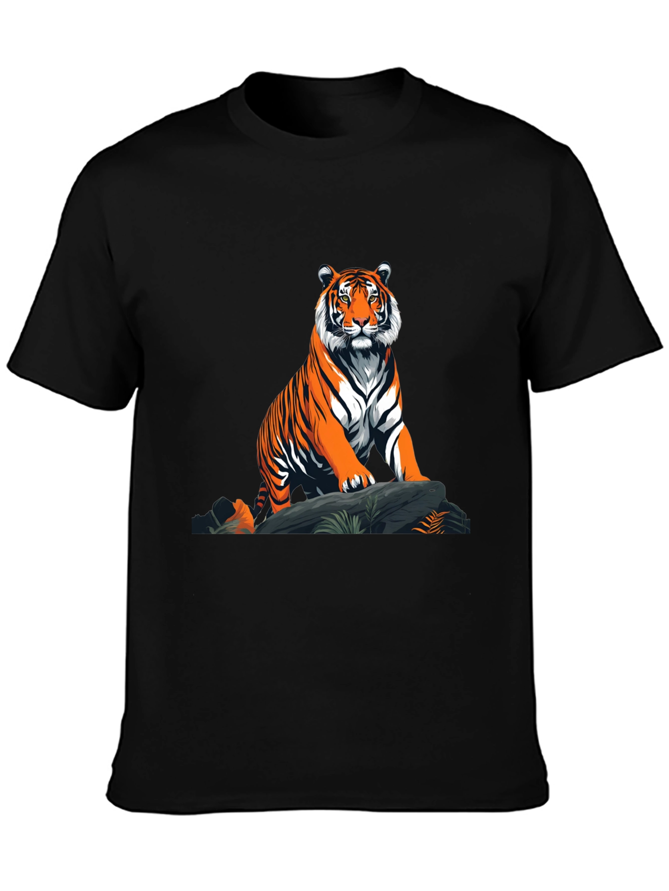Tiger Graphic T-Shirt - Bold Animal Print Tee