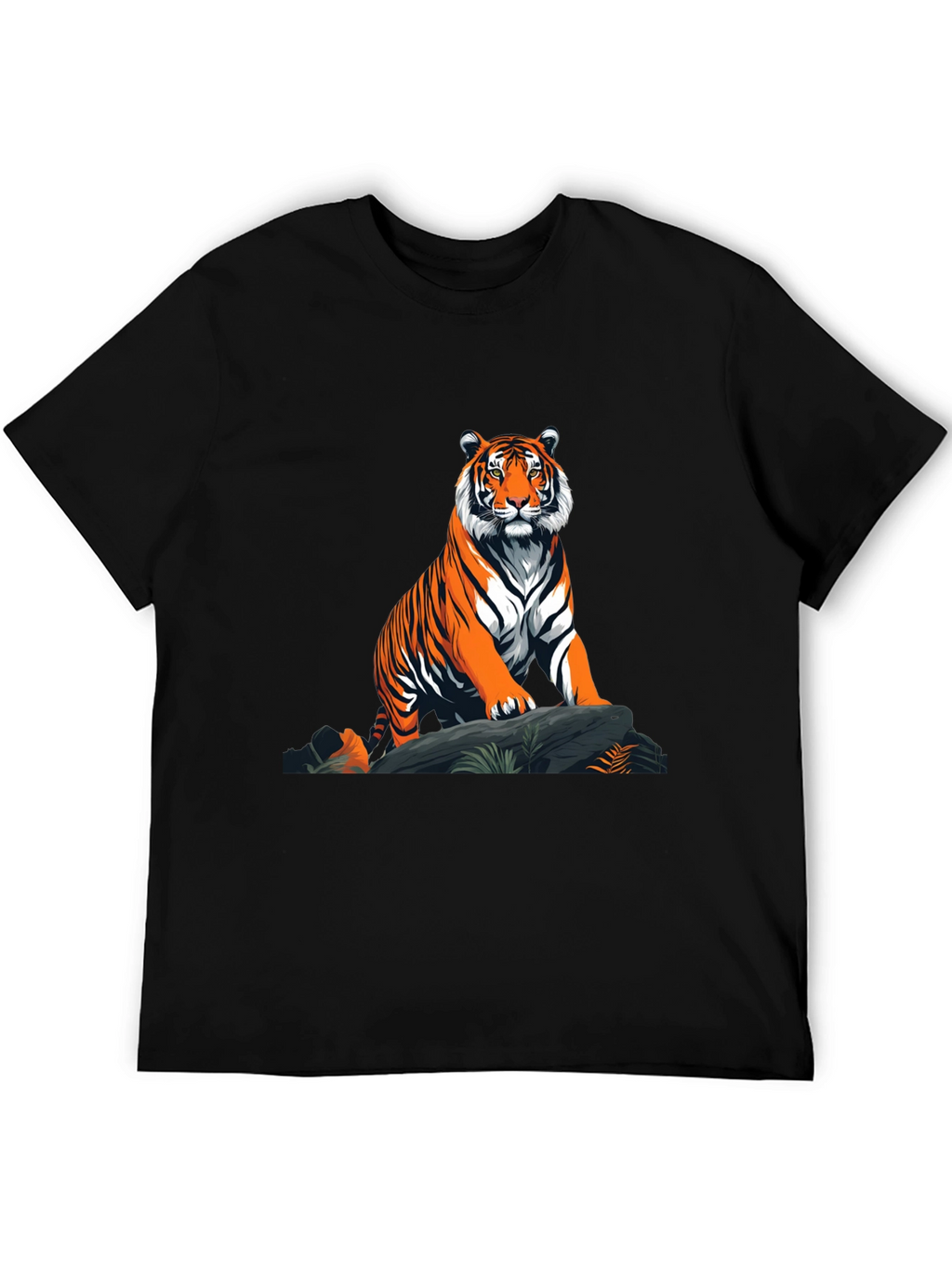 Tiger Graphic T-Shirt - Bold Animal Print Tee