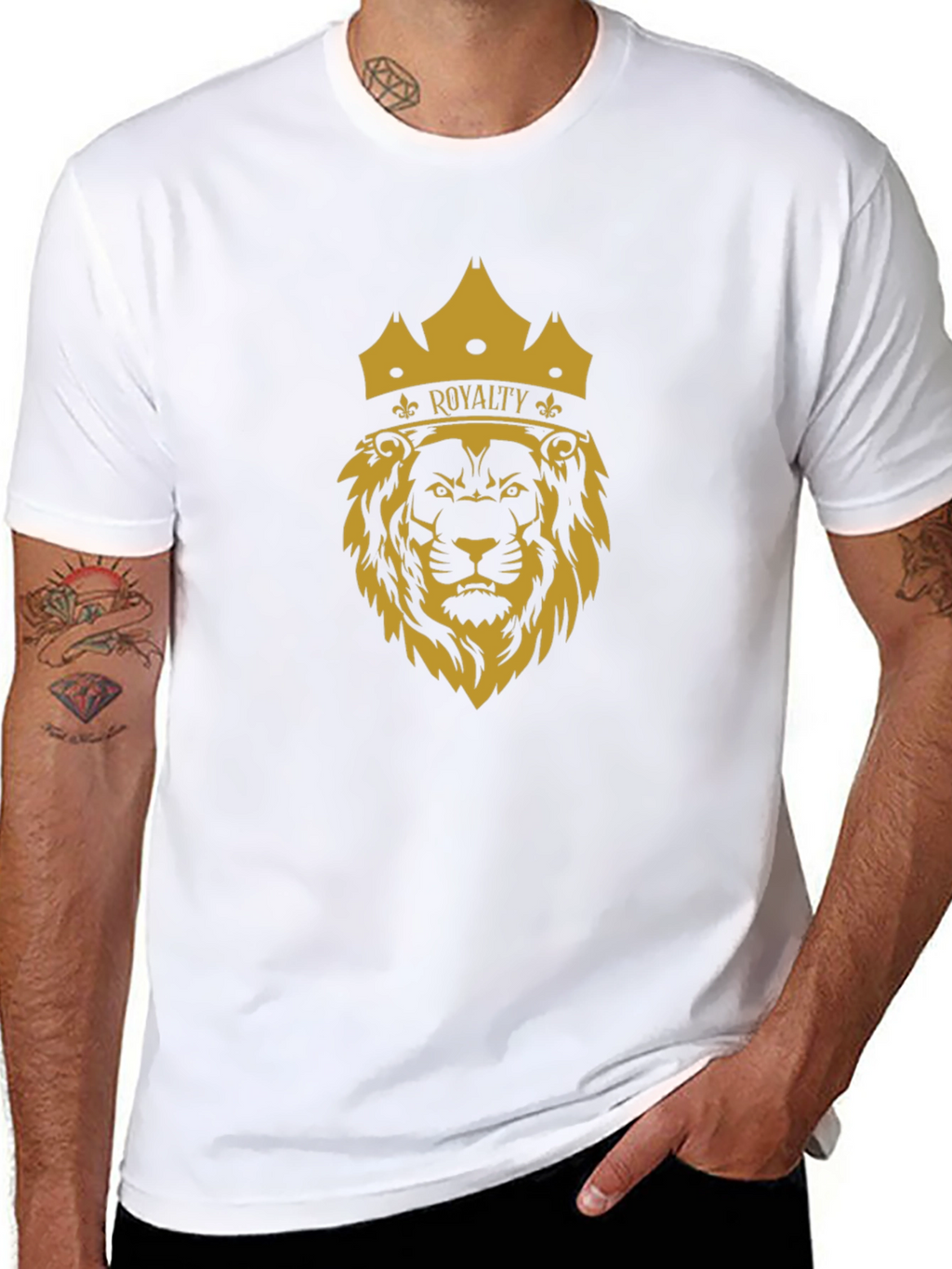 Lion Royalty Graphic T-Shirt