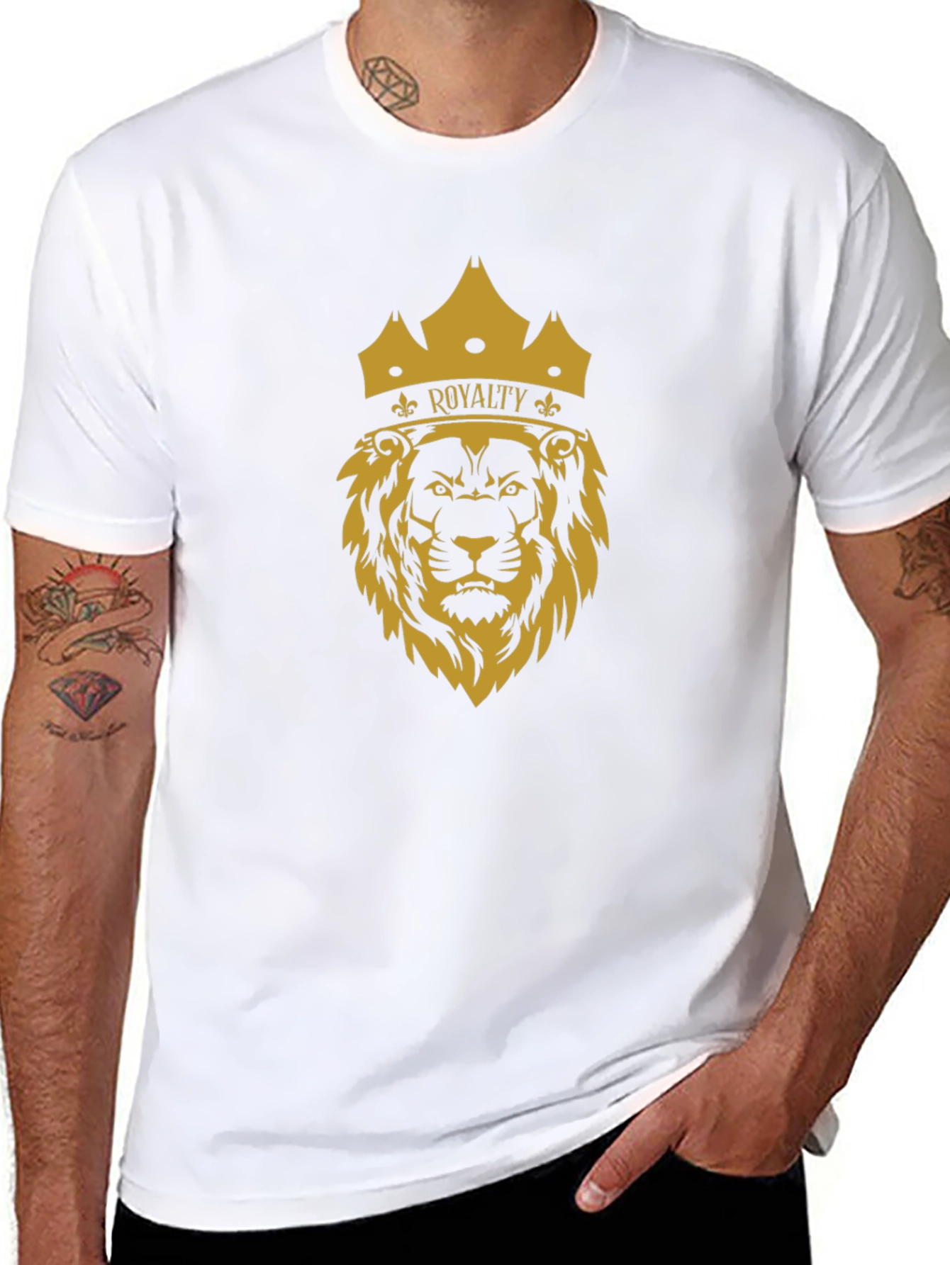 Lion Royalty Graphic T-Shirt