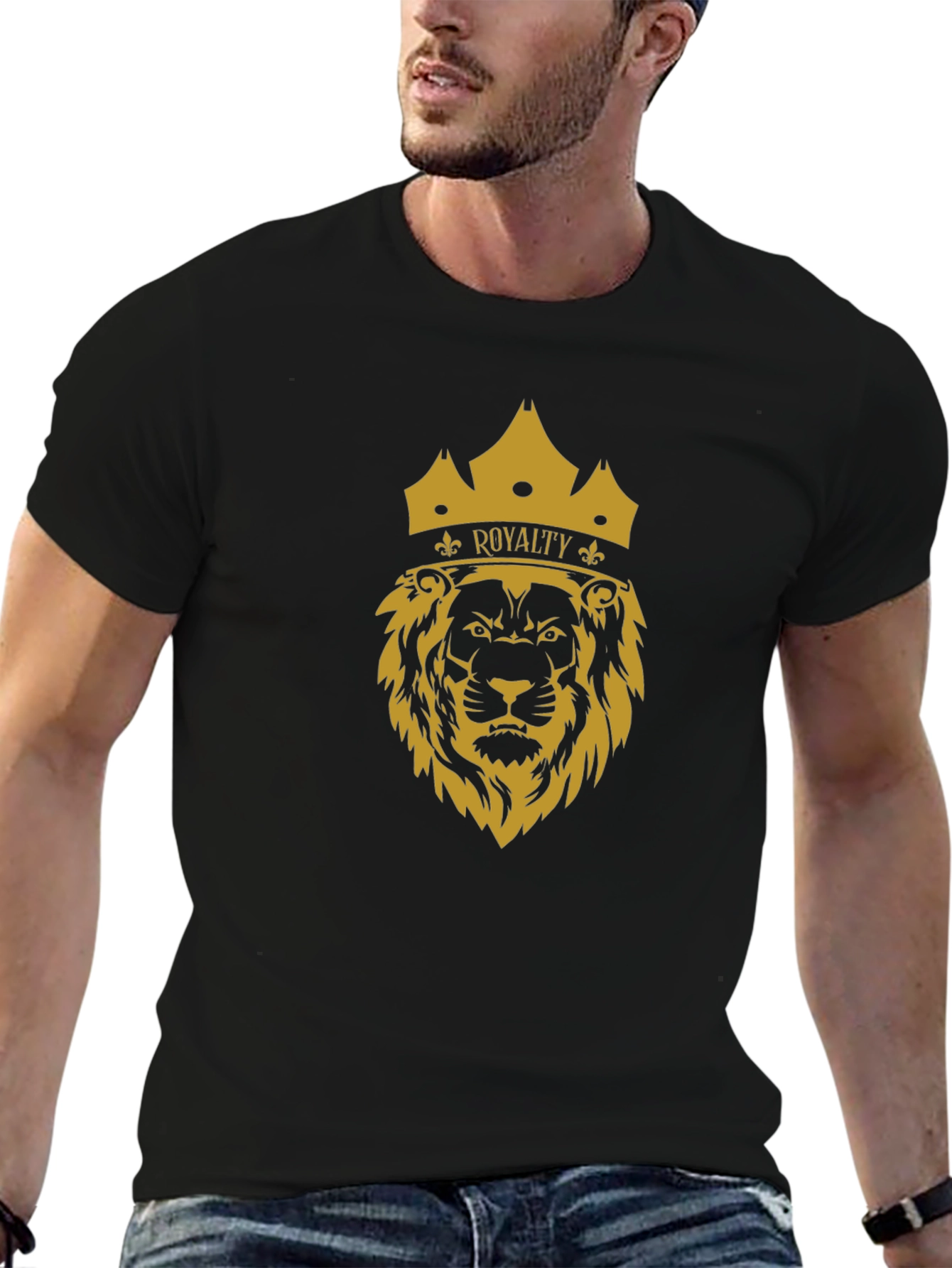 Lion Royalty Graphic T-Shirt
