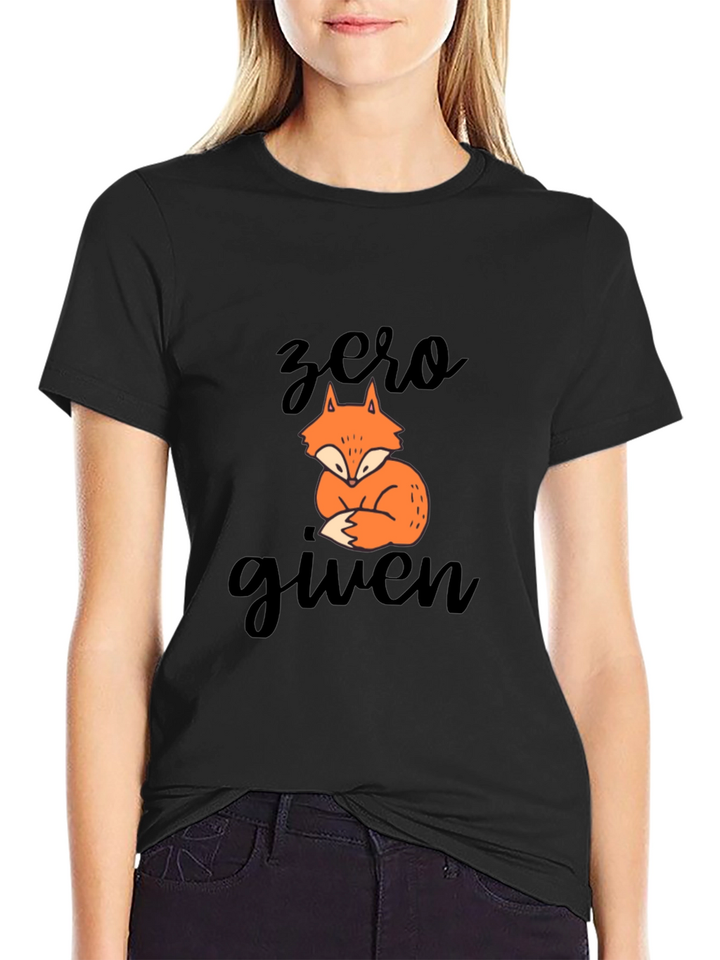 Zero Fox Given Graphic T-Shirt - Black Tee