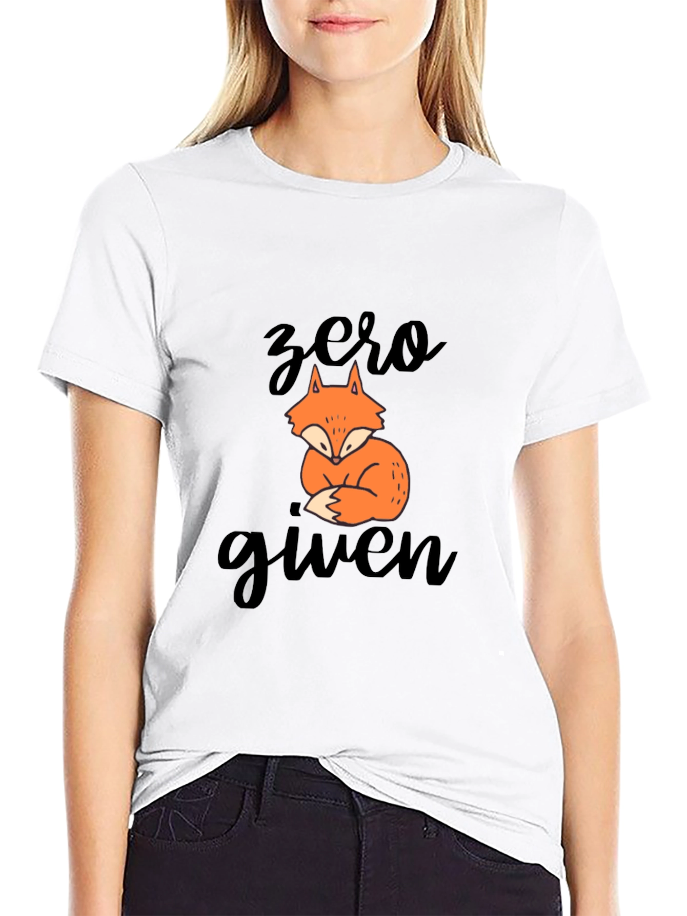 Zero Fox Given Graphic T-Shirt - Black Tee