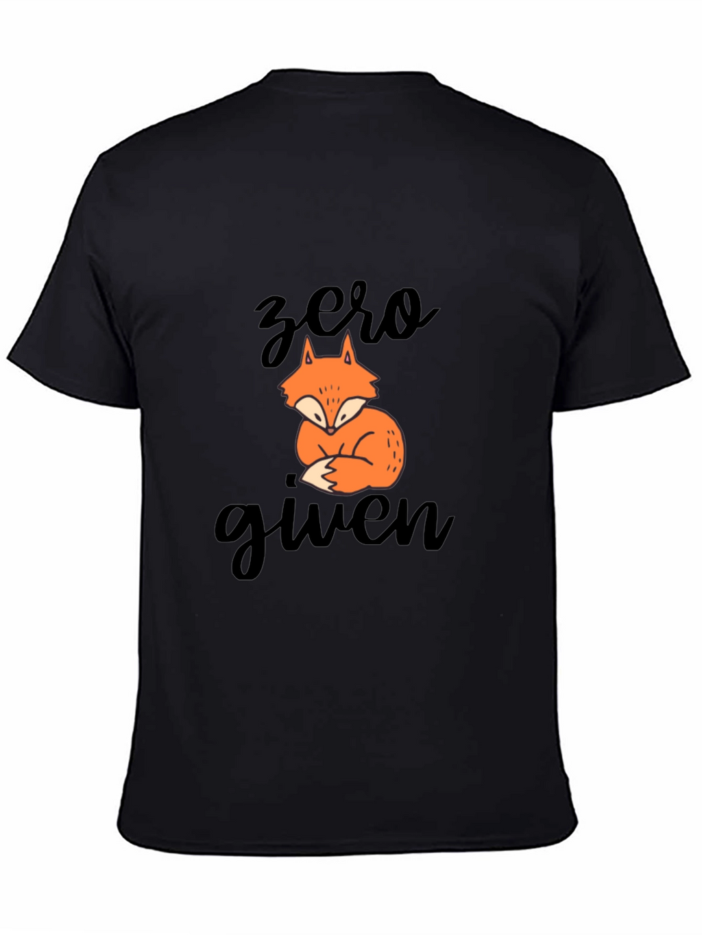 Zero Fox Given Graphic T-Shirt - Black Tee