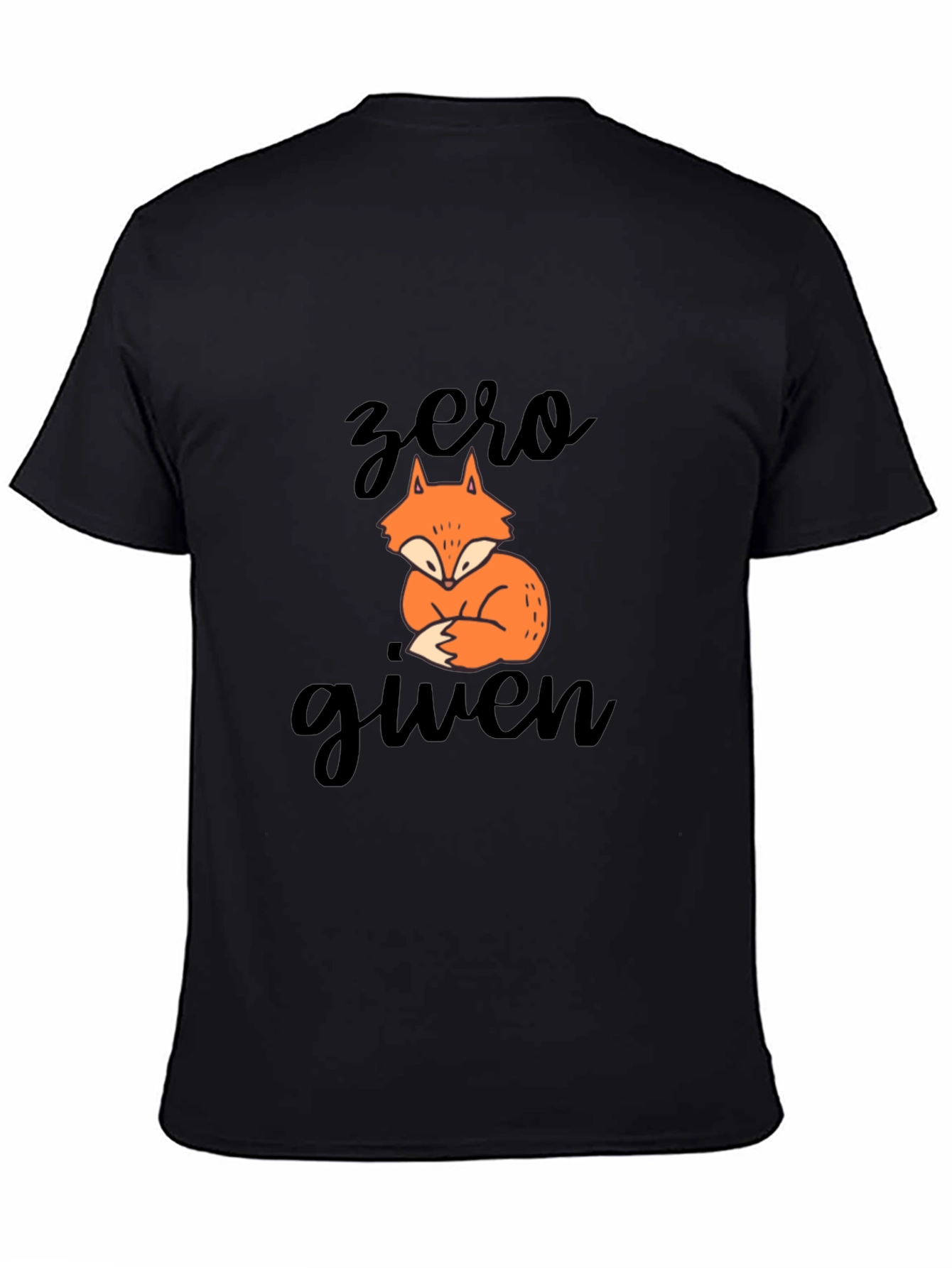 Zero Fox Given Graphic T-Shirt - Black Tee