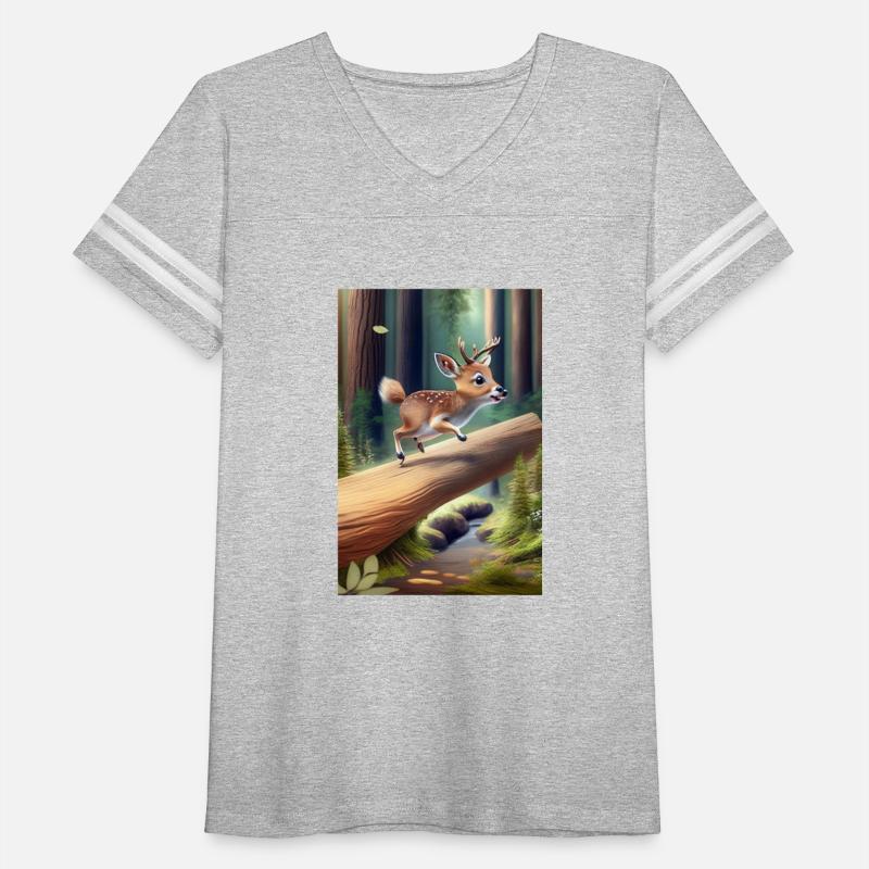 "Jump for Joy: Adorable Baby Deer Playing in the F