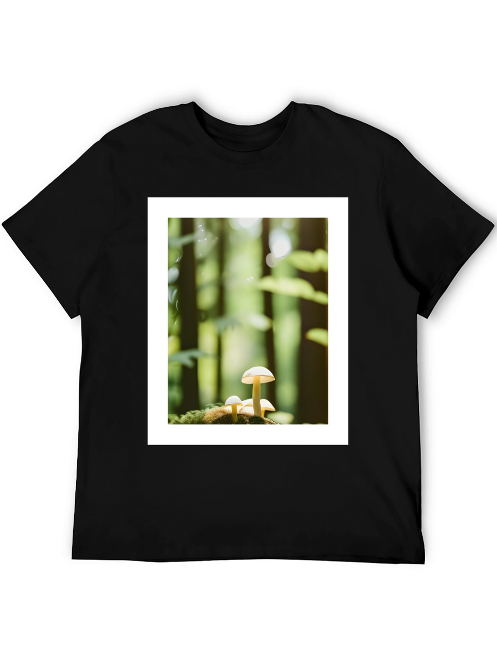 Mushroom Forest Graphic Tee - Nature Lovers T-Shirt
