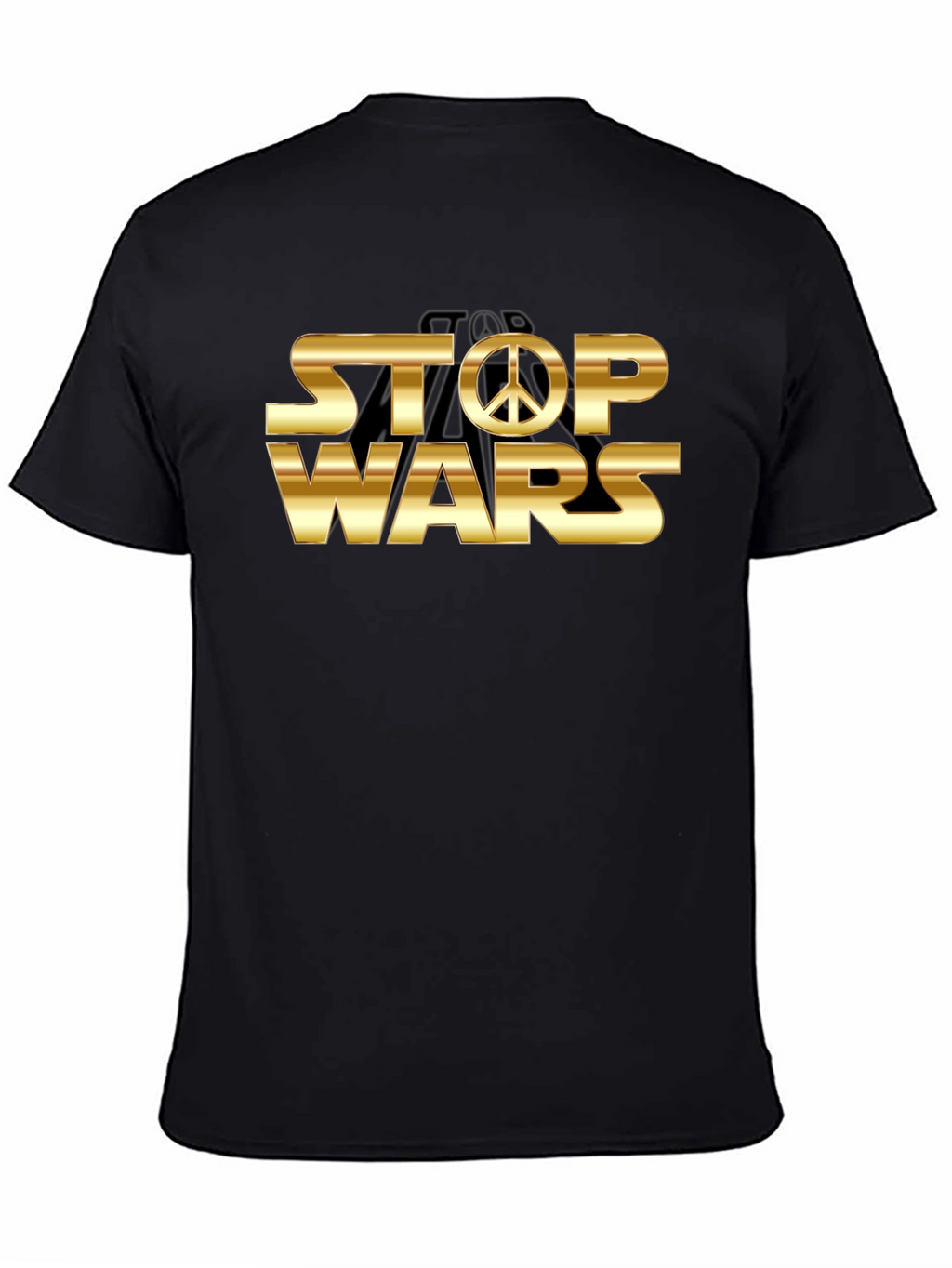 Stop Wars Peace Symbol Graphic T-Shirt