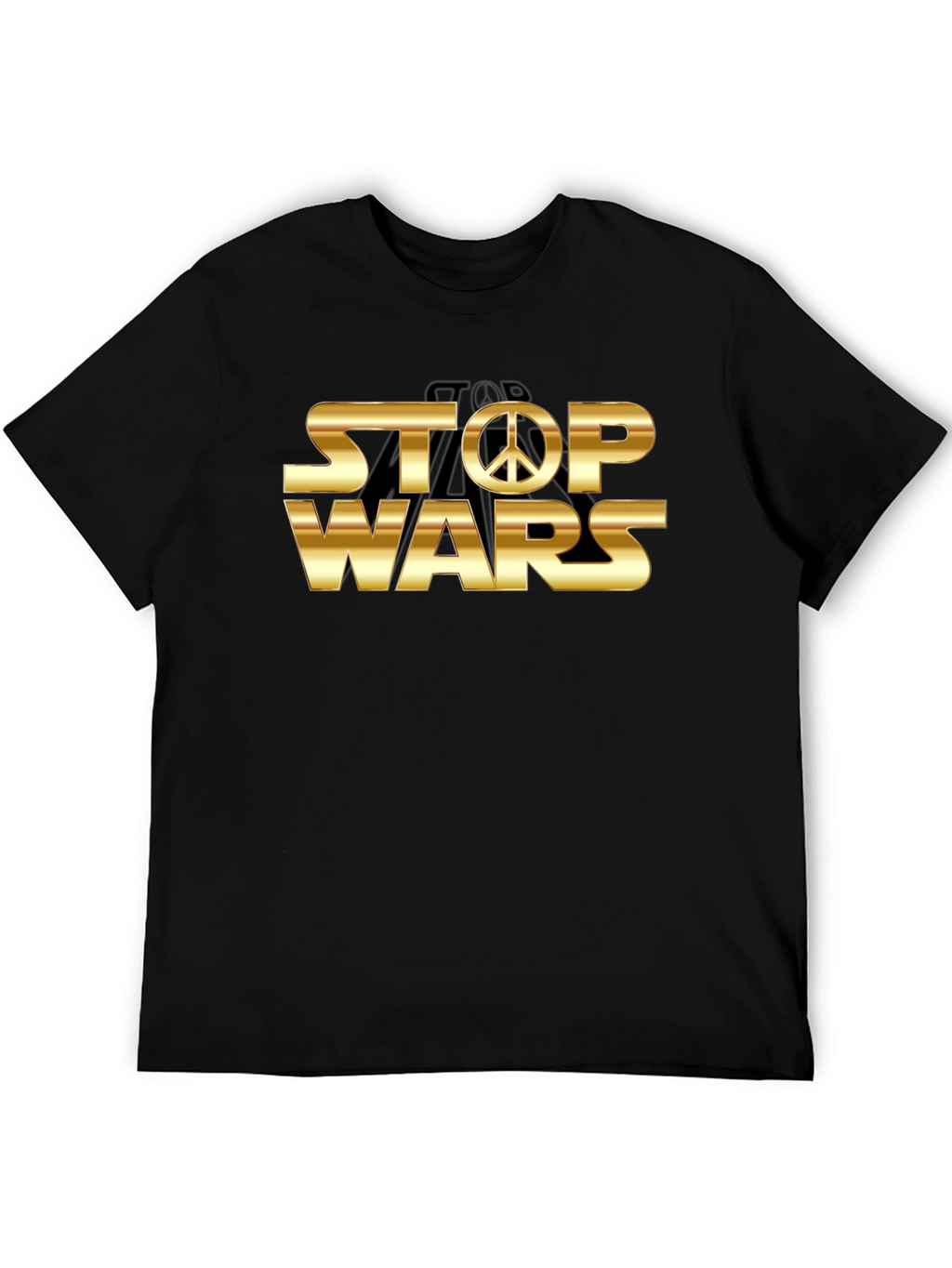 Stop Wars Peace Symbol Graphic T-Shirt