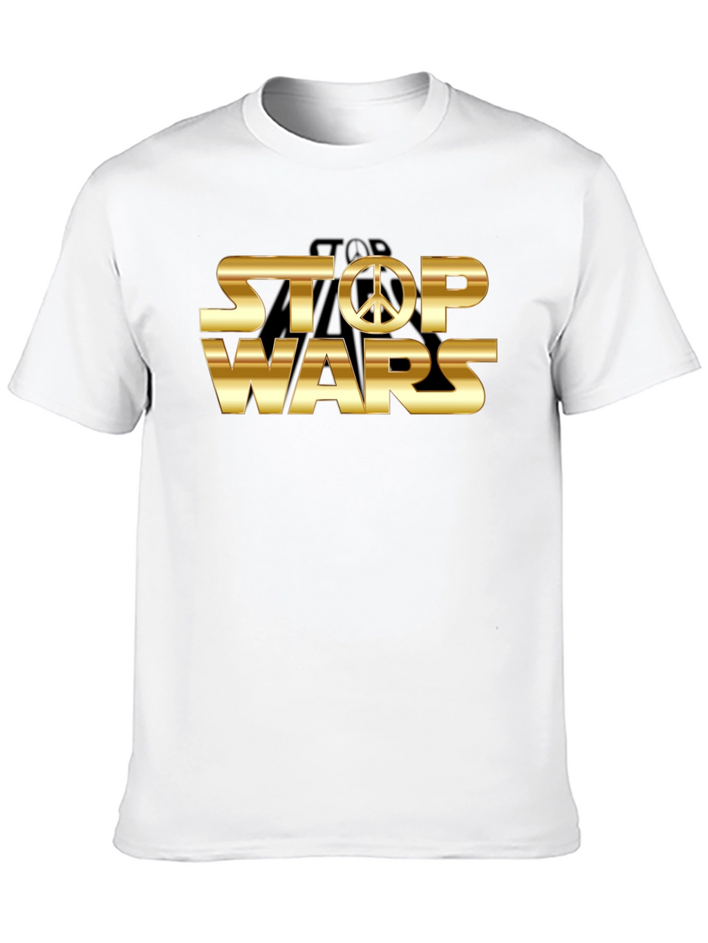 Stop Wars Peace Symbol Graphic T-Shirt
