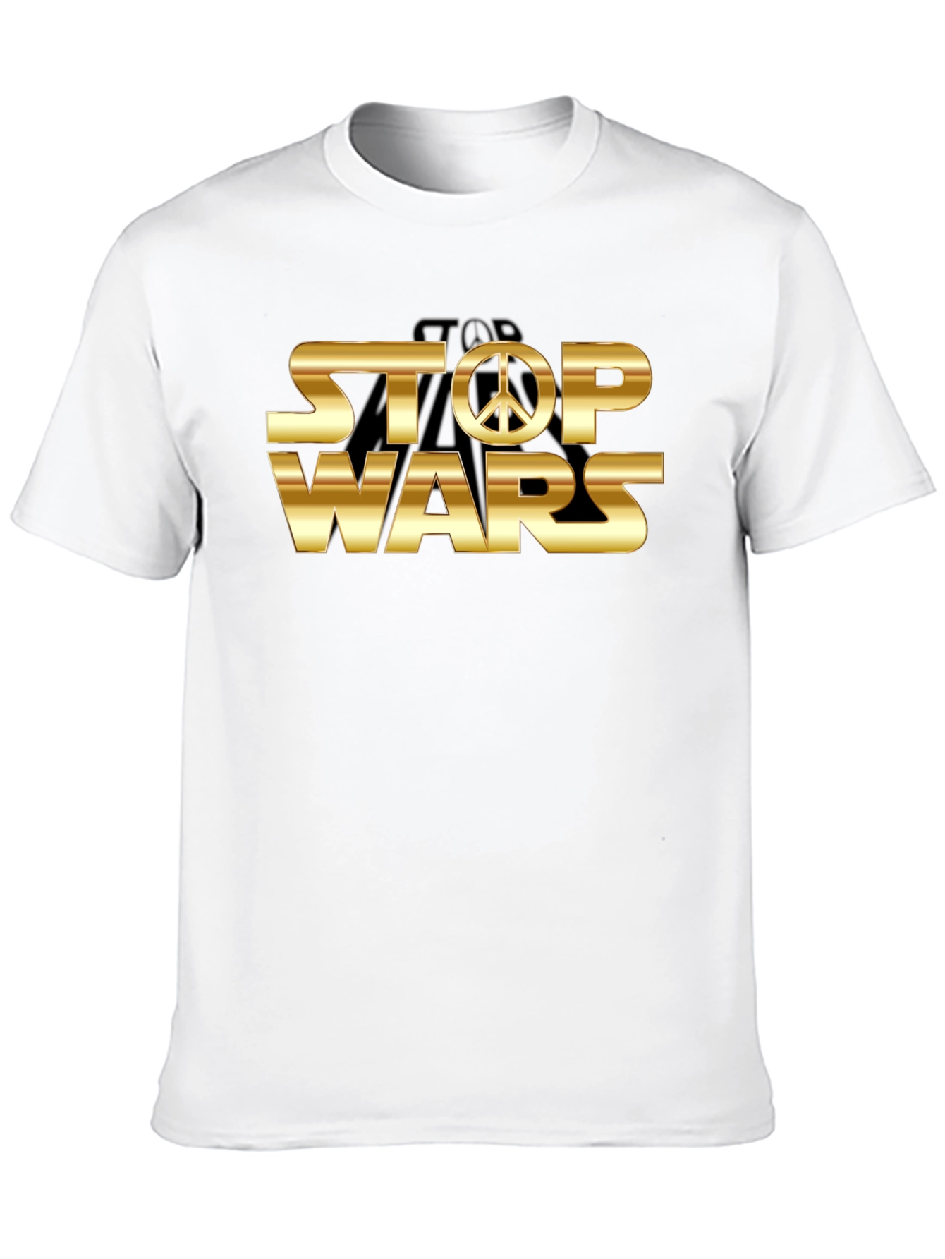 Stop Wars Peace Symbol Graphic T-Shirt