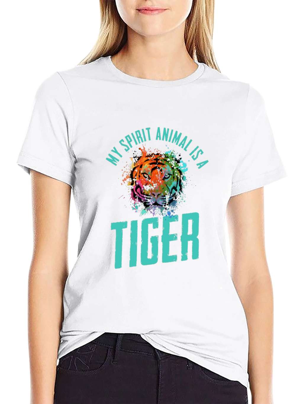 My Spirit Animal is a Tiger Graphic T-Shirt