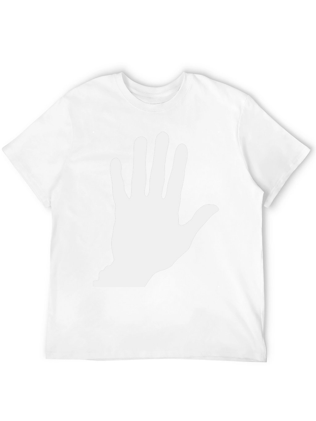 Statement Hand Graphic Black T-Shirt