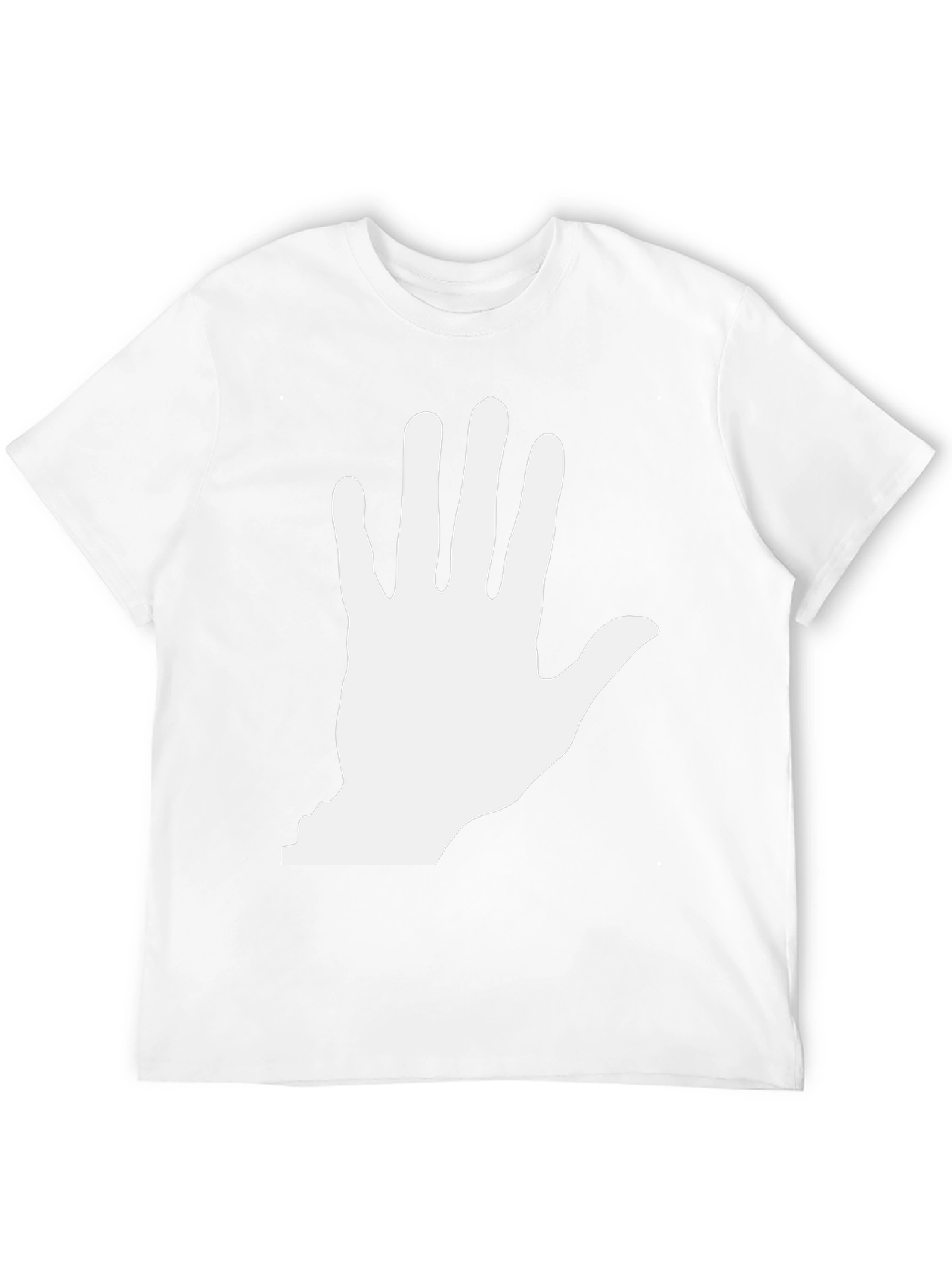 Statement Hand Graphic Black T-Shirt
