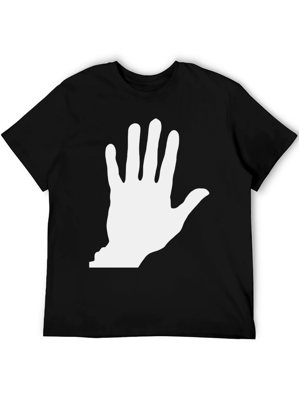 Statement Hand Graphic Black T-Shirt