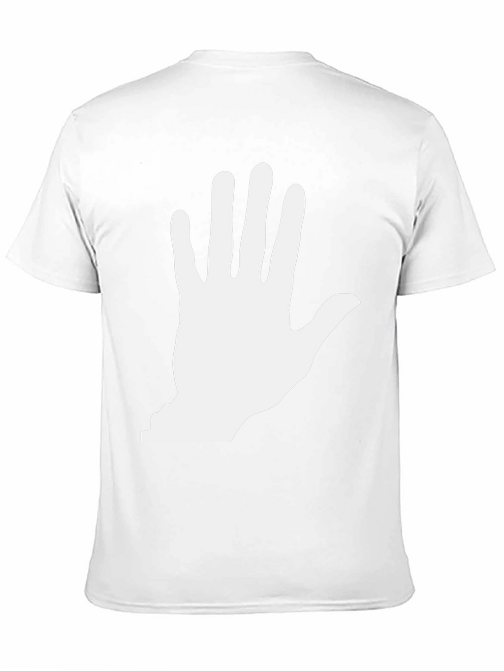 Statement Hand Graphic Black T-Shirt