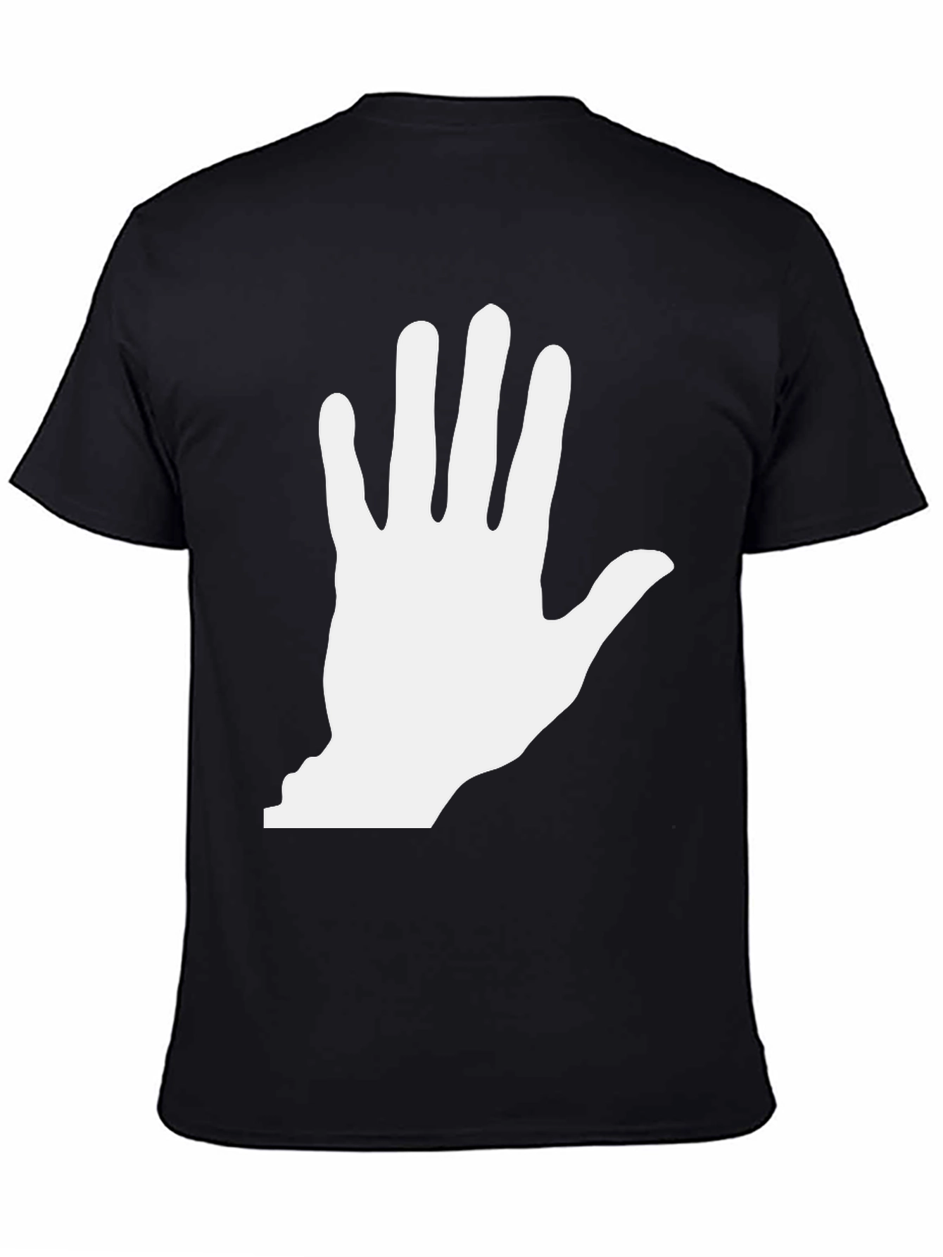 Statement Hand Graphic Black T-Shirt