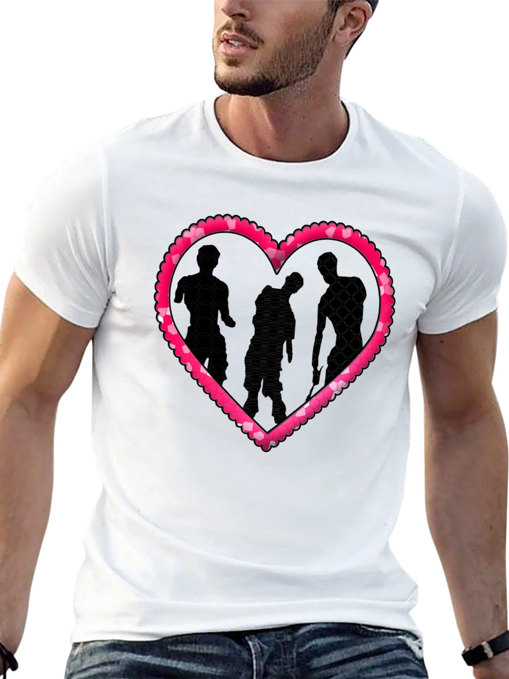 Zombie Heart Graphic T-Shirt - Valentines Day Tee