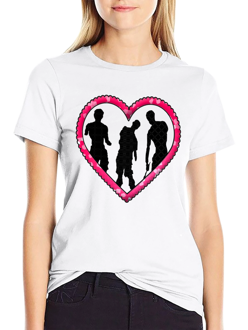 Zombie Heart Graphic T-Shirt - Valentines Day Tee