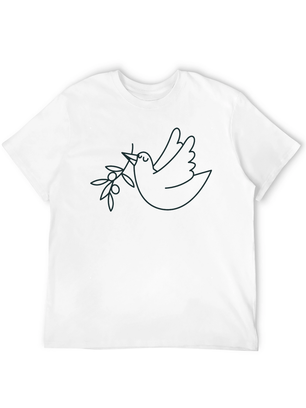 Dove Peace Olive Branch Graphic T-Shirt