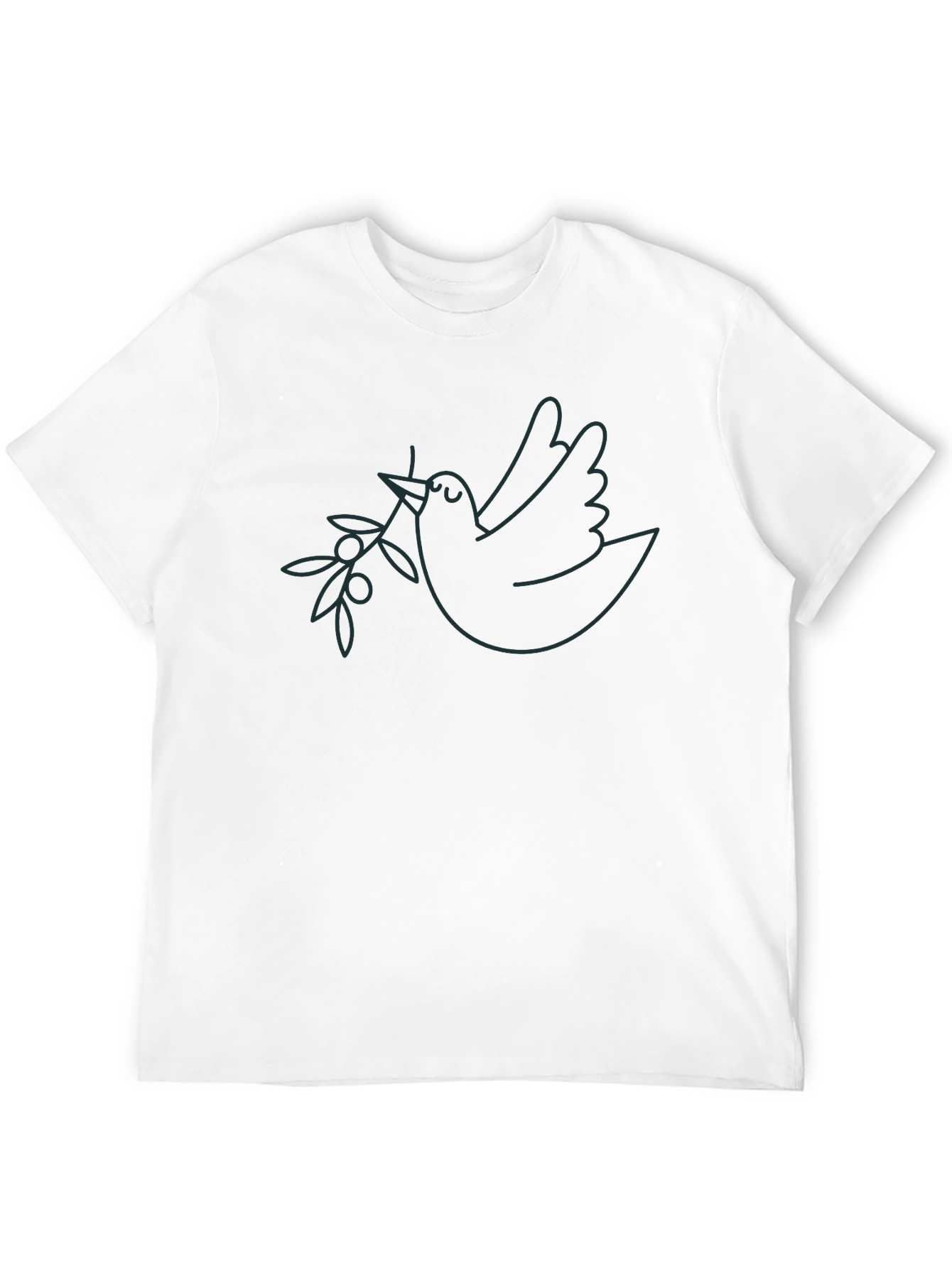 Dove Peace Olive Branch Graphic T-Shirt