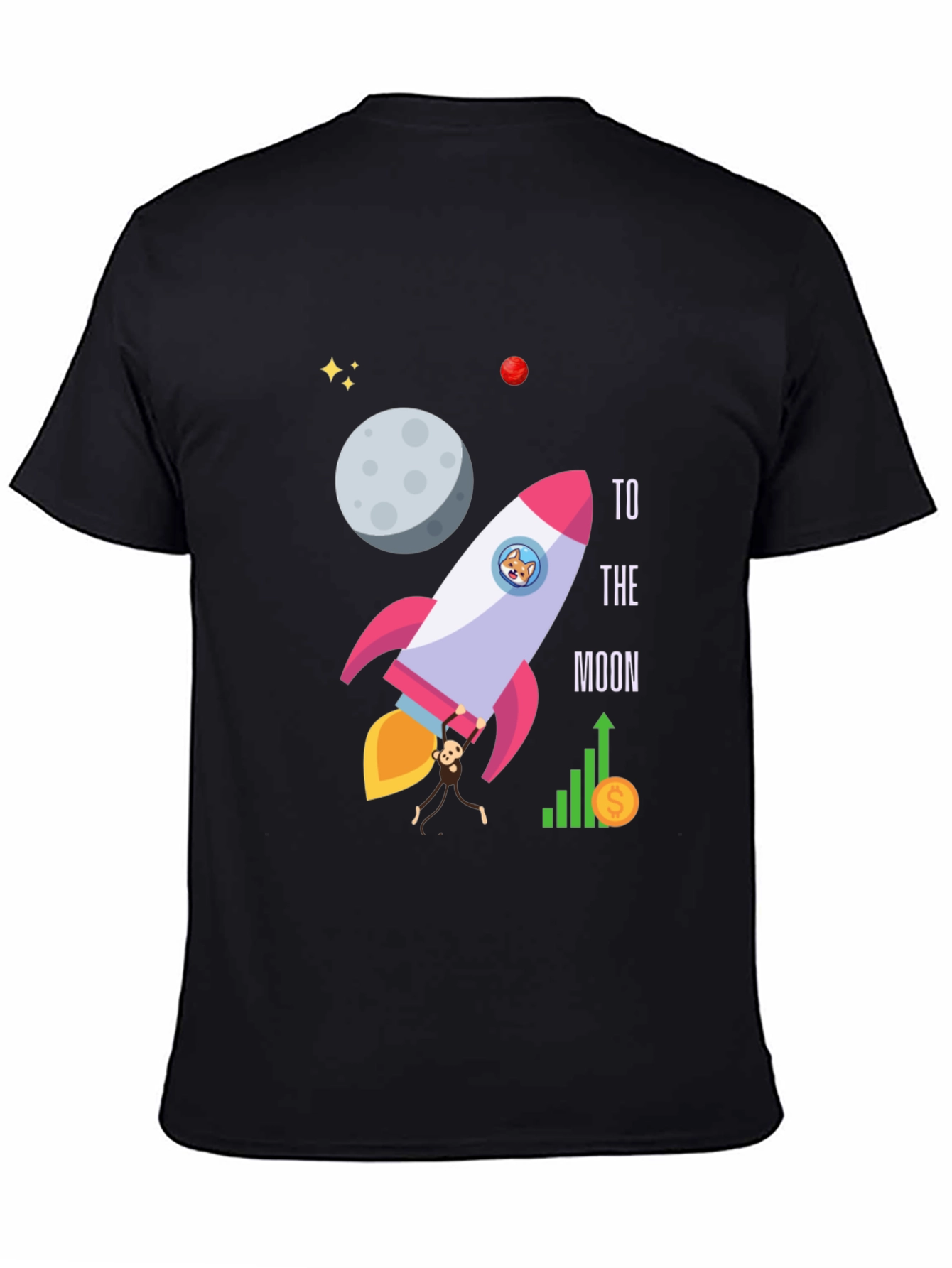 To The Moon Graphic T-Shirt
